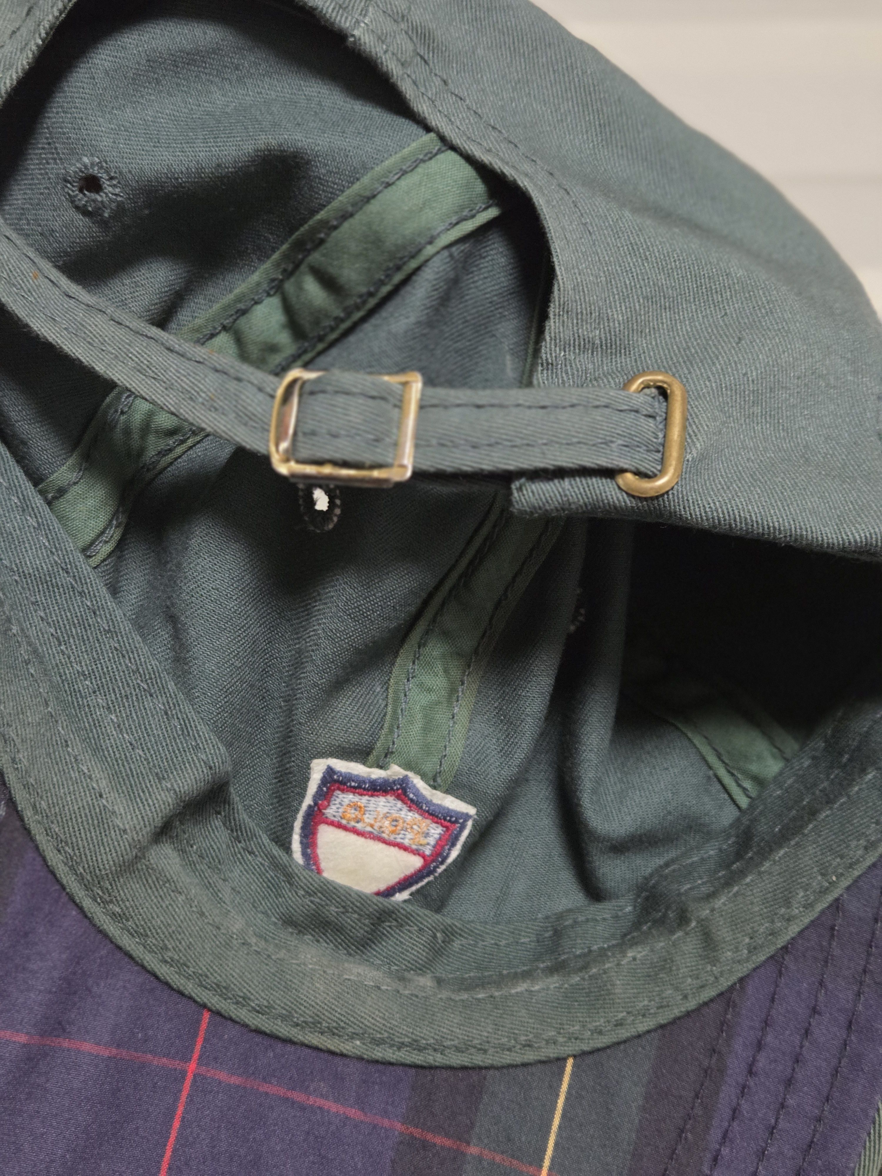 Polo Ralph Lauren Vintage Made in USA Polo Shield Embroidered Check brim hat Size ONE SIZE - 9 Thumbnail