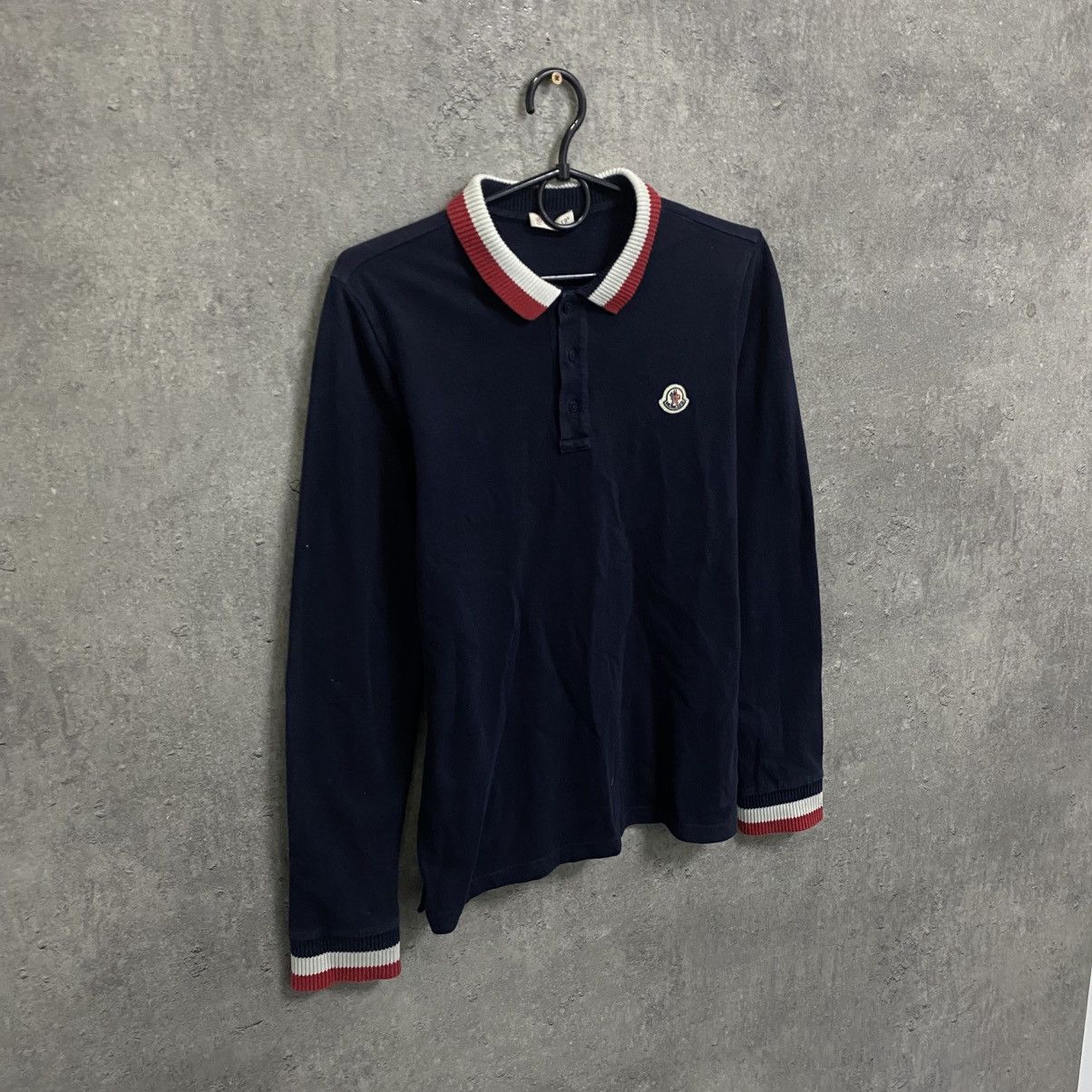 Moncler Long Sleeve Polo T Shirt