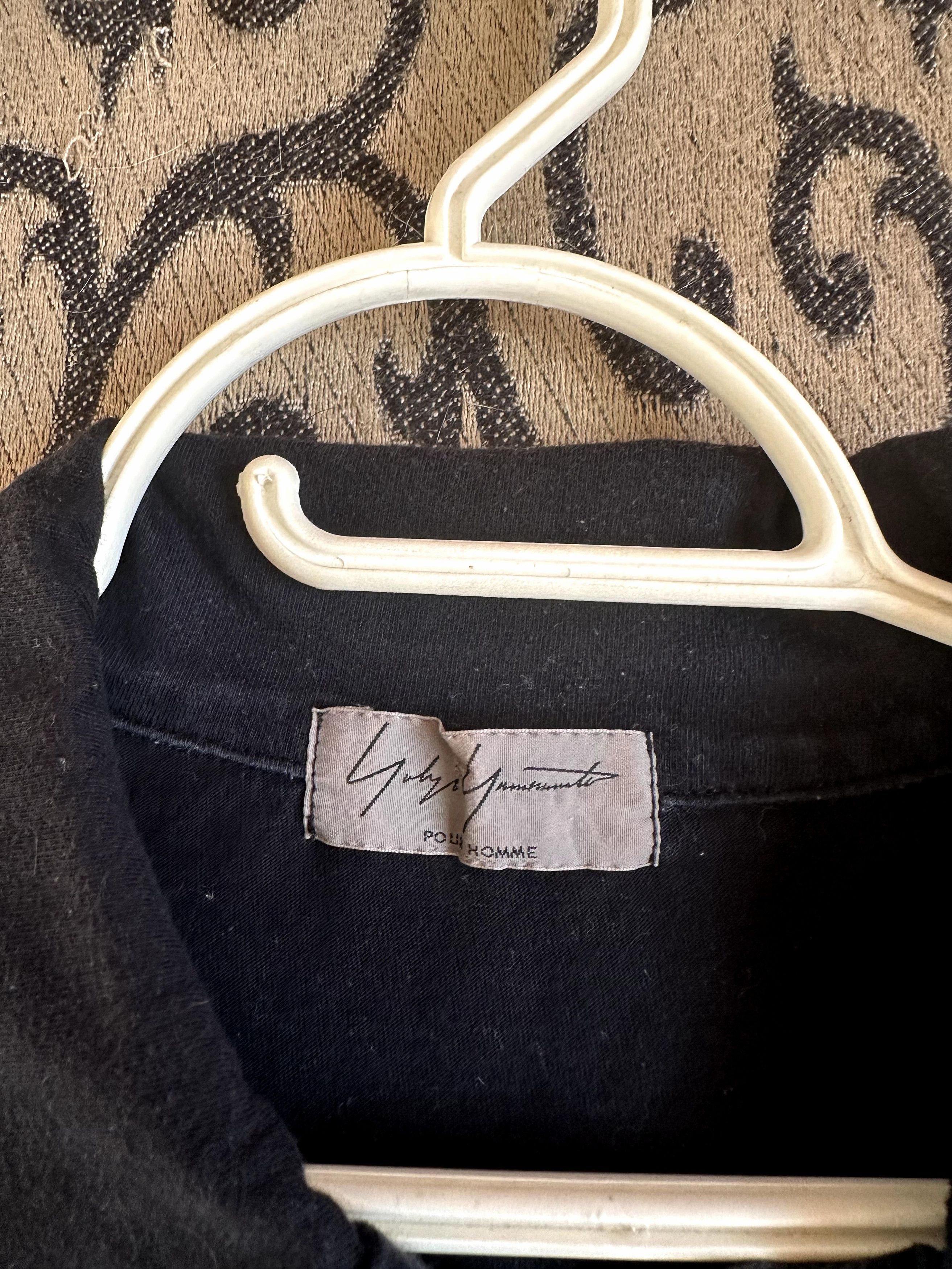 Japanese Brand × Yohji Yamamoto Vintage 90s Yohji Yamamoto Blue Polo Archival Clothing Italy Size US M / EU 48-50 / 2 - 6 Thumbnail