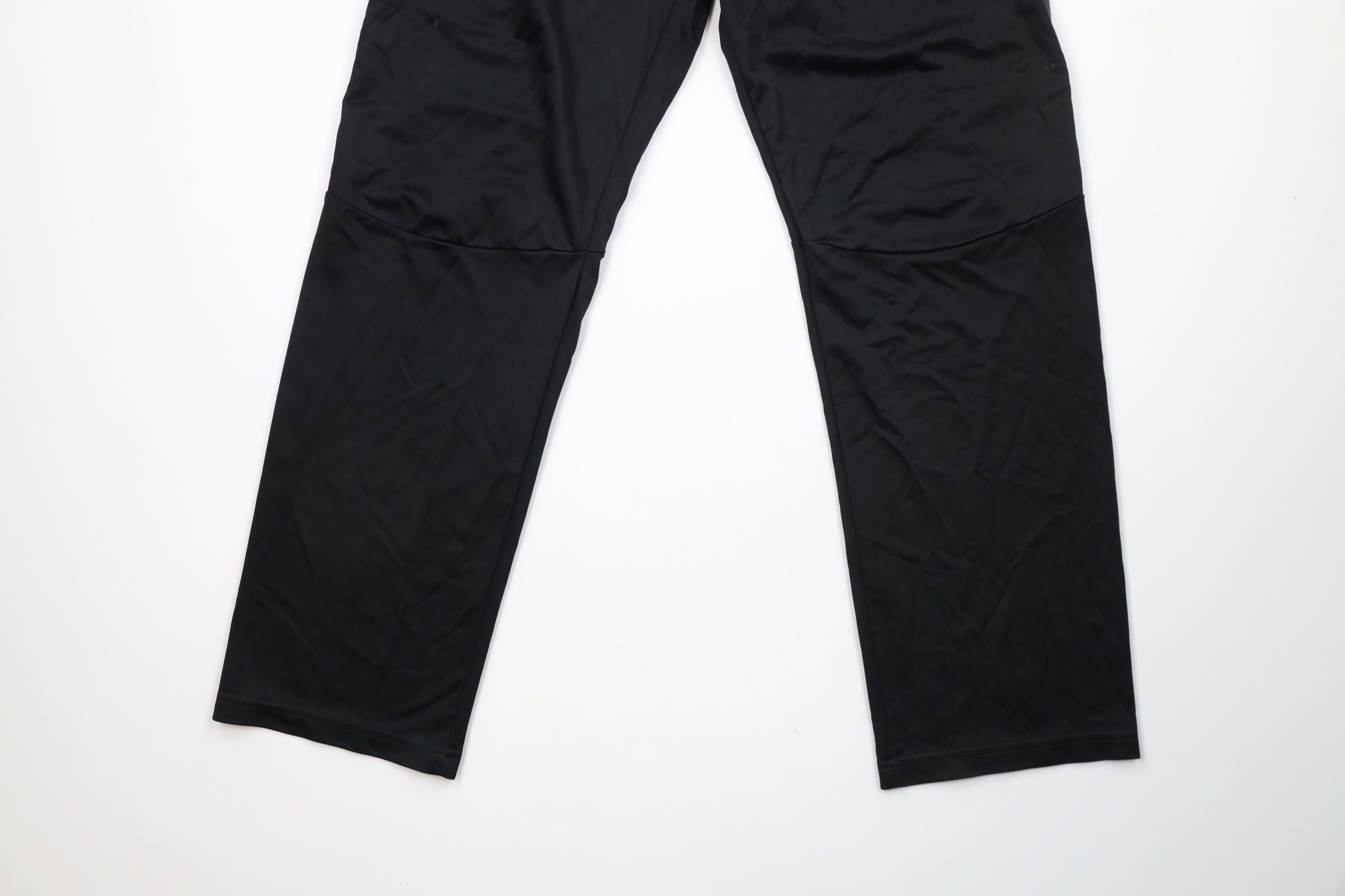Nike × Vintage Vintage Y2K Nike Scott Mini Swoosh Wide Leg Pants Black Size US 34 / EU 50 - 4 Thumbnail