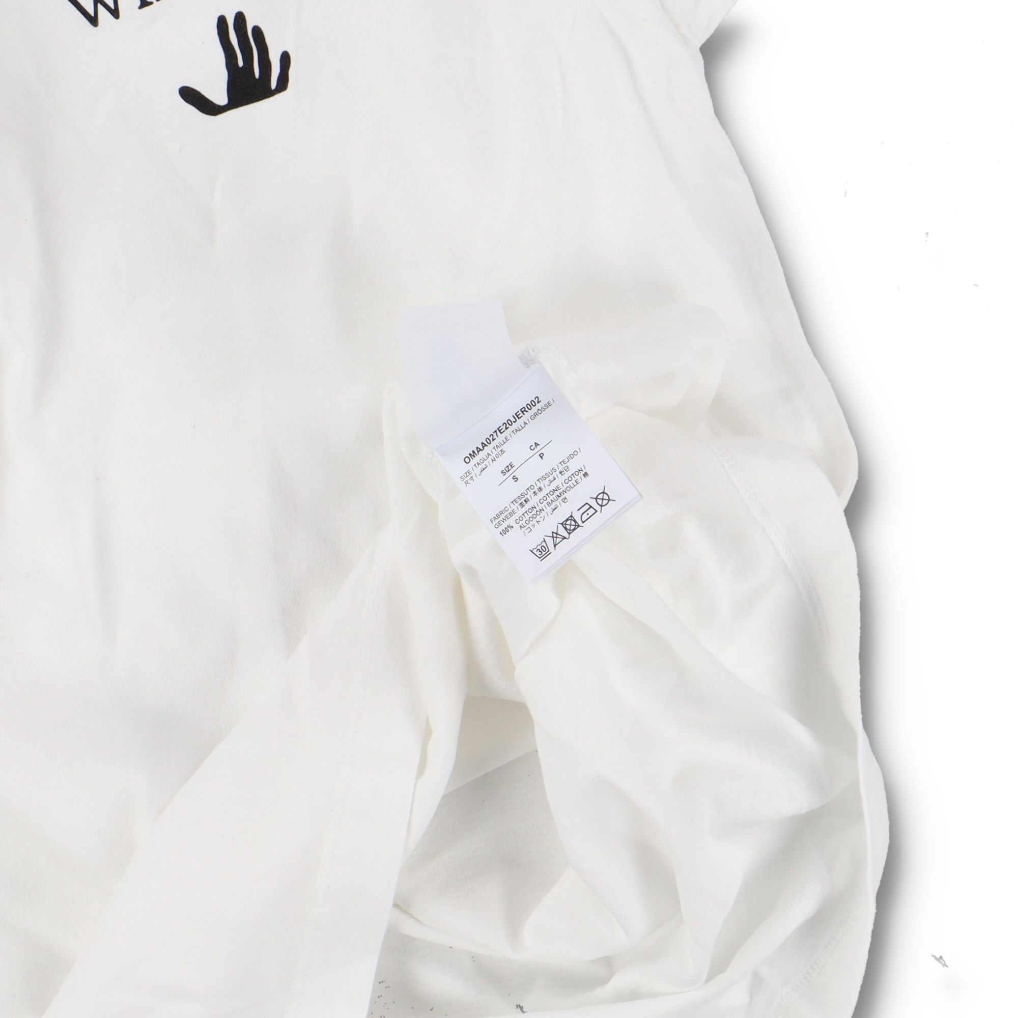 Off-White White Swimming Man Big Logo T-Shirt Size S / US 4 / IT 40 - 7 Thumbnail