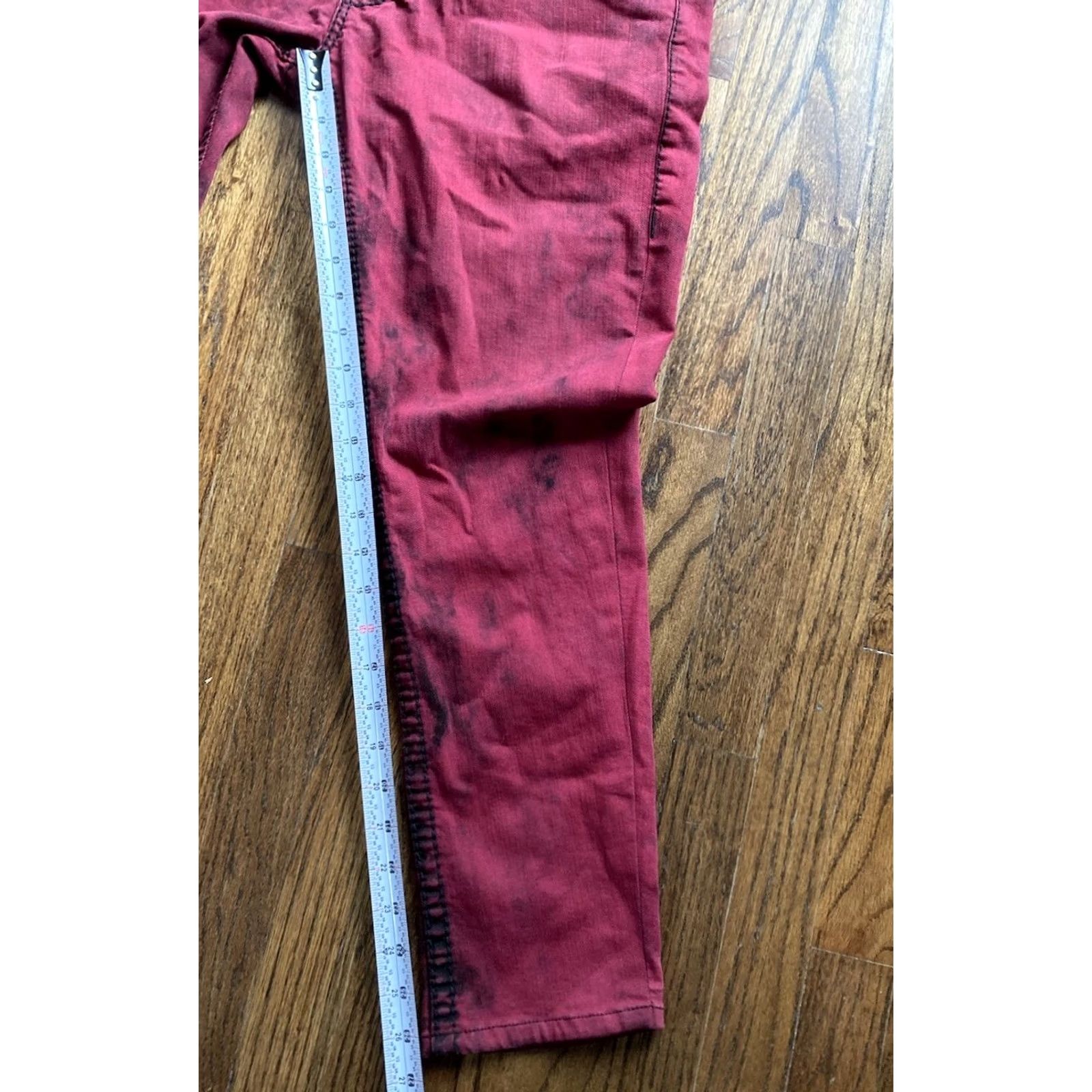 True Religion True Religion Jeans Mens Size 33 Red Straight Flap Pocket Y2K Stretch Big T Size US 33 - 4 Thumbnail