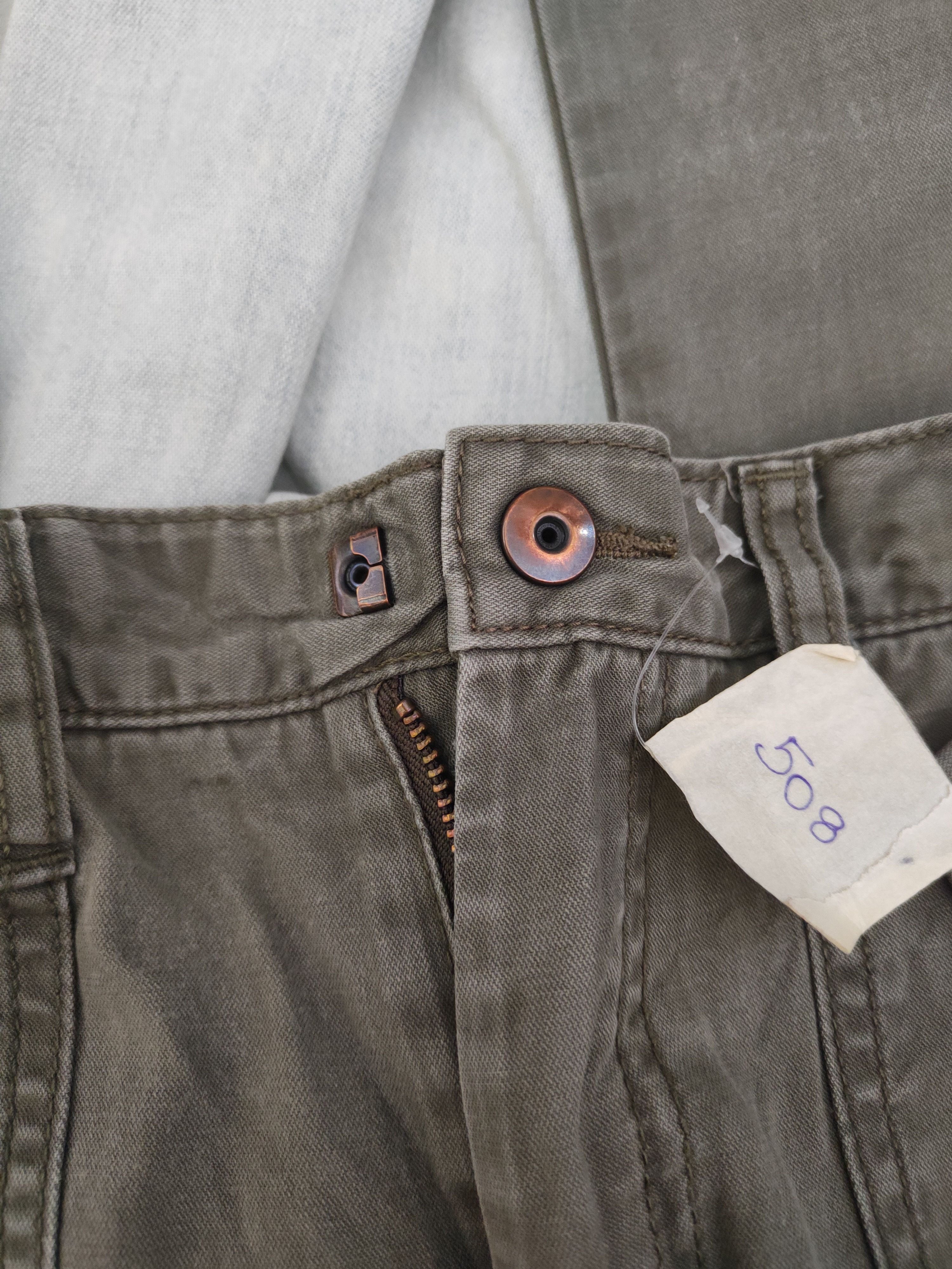 Japanese Brand DL Uniqlo Olive Multipocket Tactical Cargo Pants #508 Size US 26 / EU 42 - 14 Thumbnail