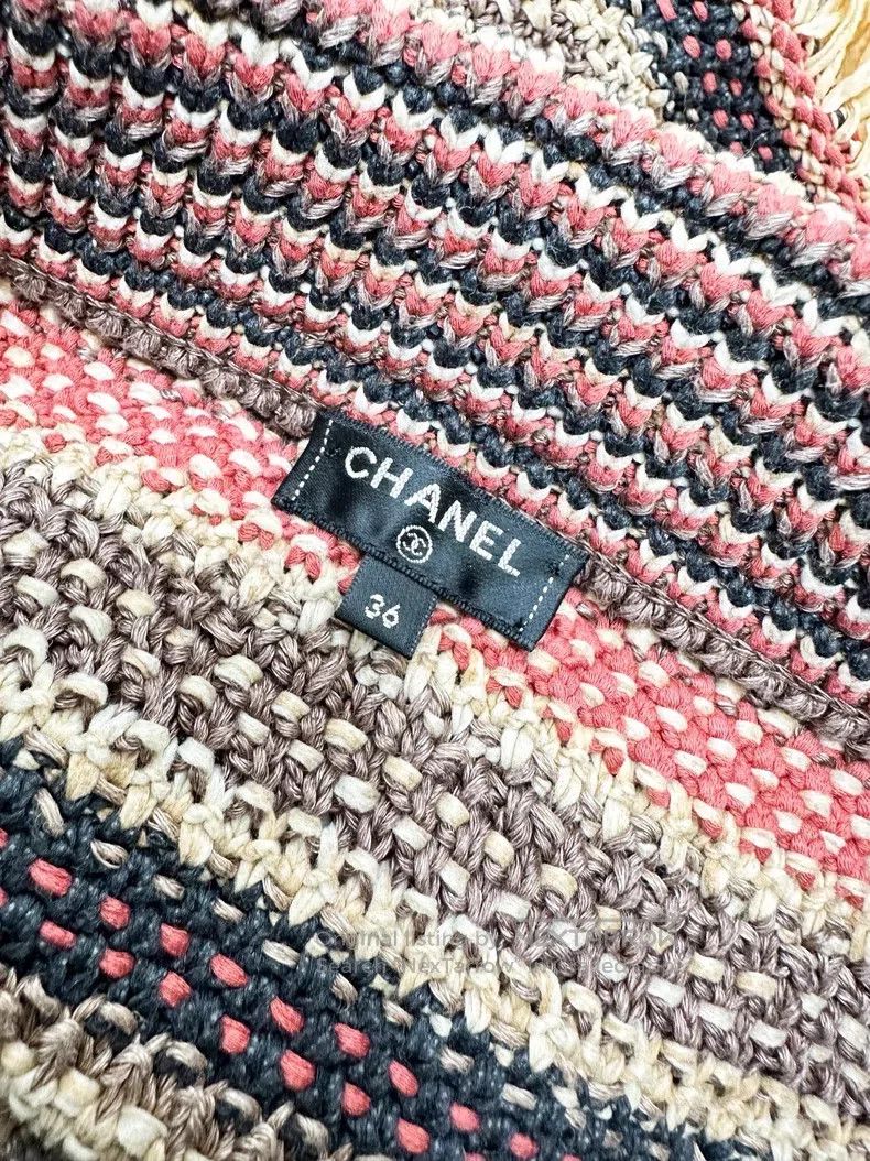 Chanel Chanel 18C Greek series brown colourful striped tassel bra Size 24" / US 00 / IT 34 - 5 Thumbnail