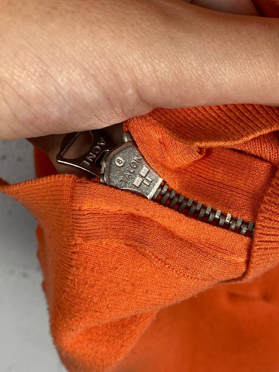 Acne Studios Acne Studios Oversized Zip Sweatshirt Peach Size XS Size XS / US 0-2 / IT 36-38 - 7 Thumbnail