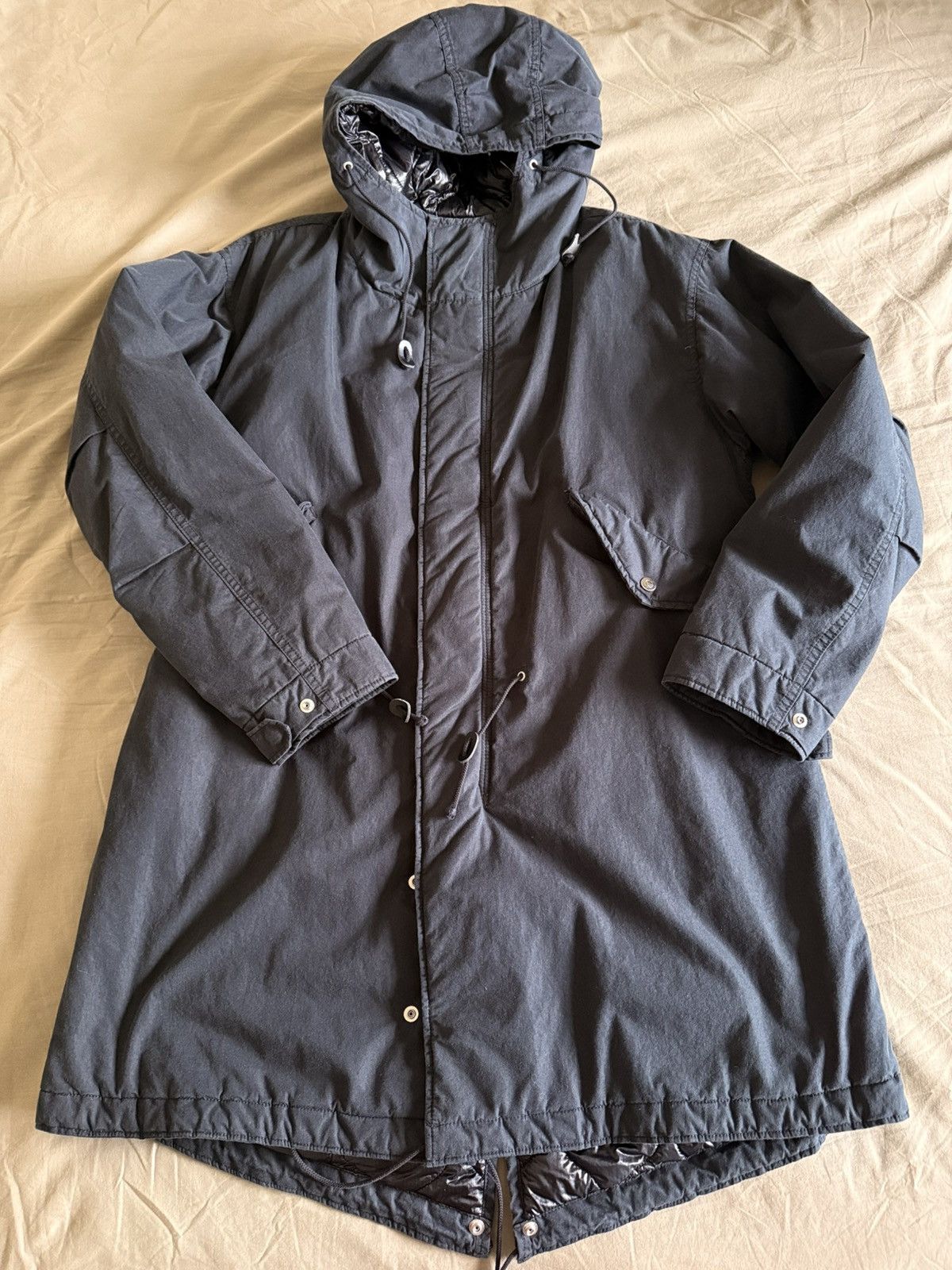 United Arrows Men’s 🇯🇵 United Arrows & Sons Thermolite Padded Military Coat Size US M / EU 48-50 / 2 - 3 Thumbnail