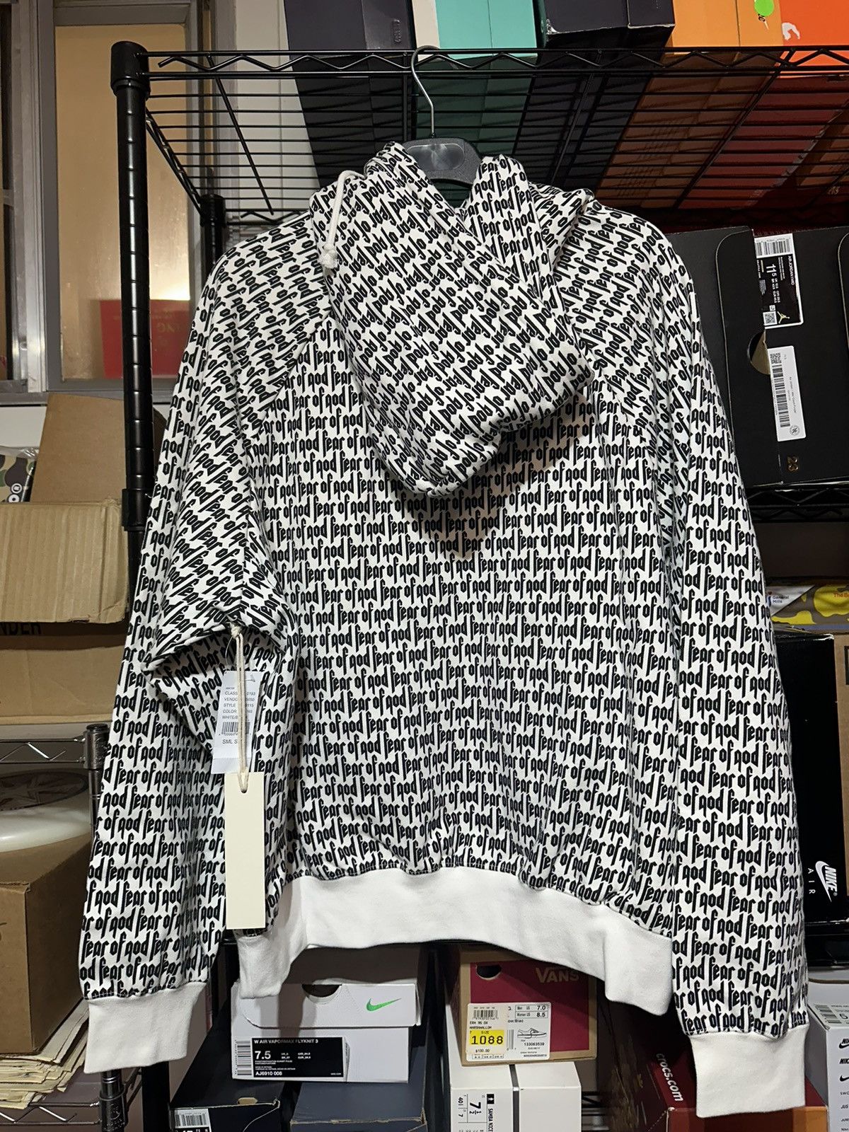 FOG All Over Print Hoodie Fear of God Essentials
