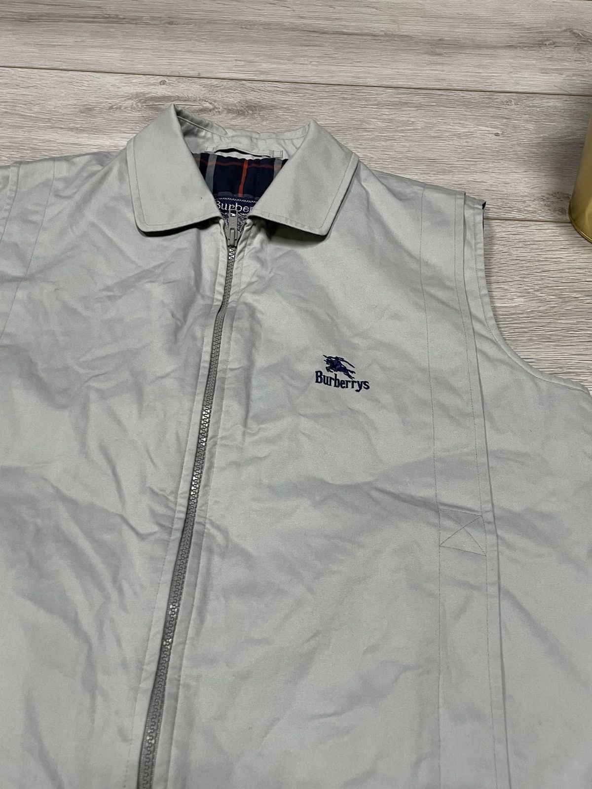 Burberry Burberry London vest dark blue nova check zip Size US M / EU 48-50 / 2 - 4 Thumbnail