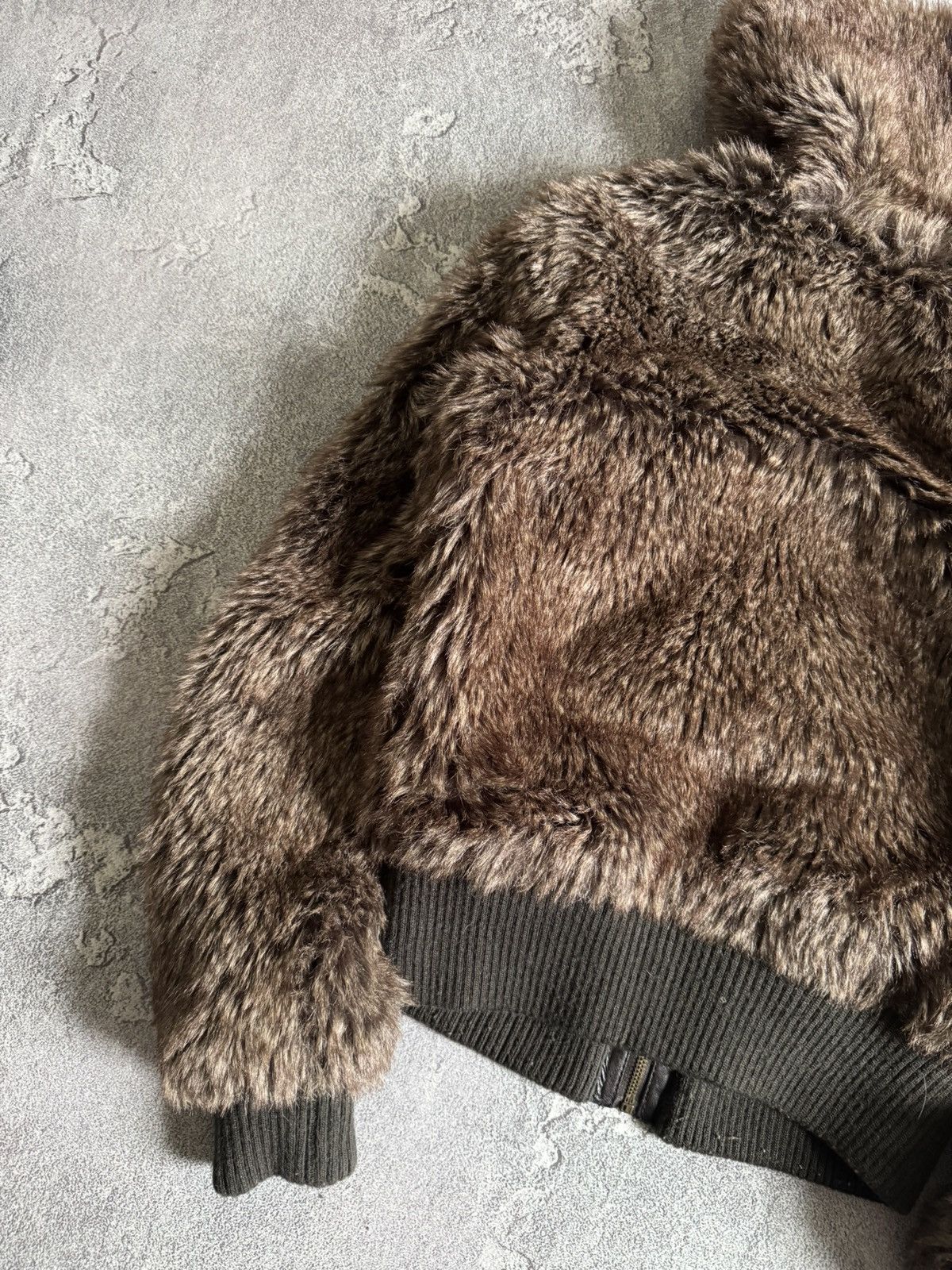 Hysteric Glamour × If Six Was Nine Rare M Faux Fur jacket bomber coat y2K Avantgarde L.G.B. 90s Size M / US 6-8 / IT 42-44 - 19 Thumbnail