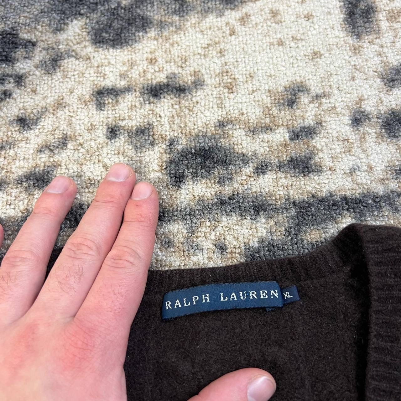 Polo Ralph Lauren Polo Ralph Lauren Luxury Y2K Wool Cable Knit Brown Vest Size M / US 6-8 / IT 42-44 - 4 Thumbnail