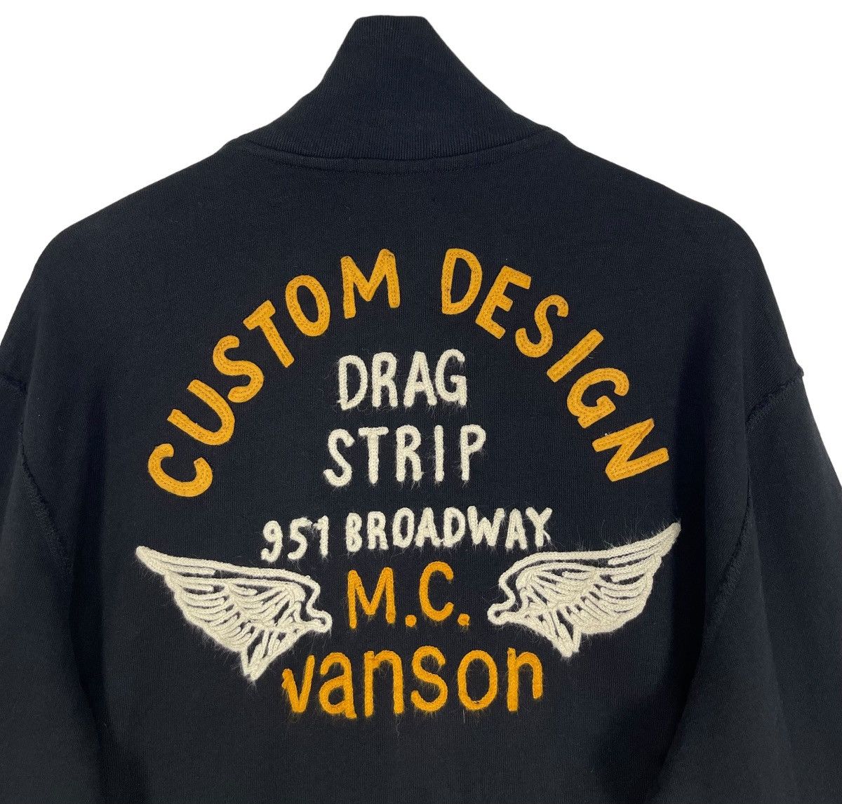 Vanson Leathers Vanson Leather Embroidered MC Drag Racing Jacket Size US L / EU 52-54 / 3 - 7 Thumbnail