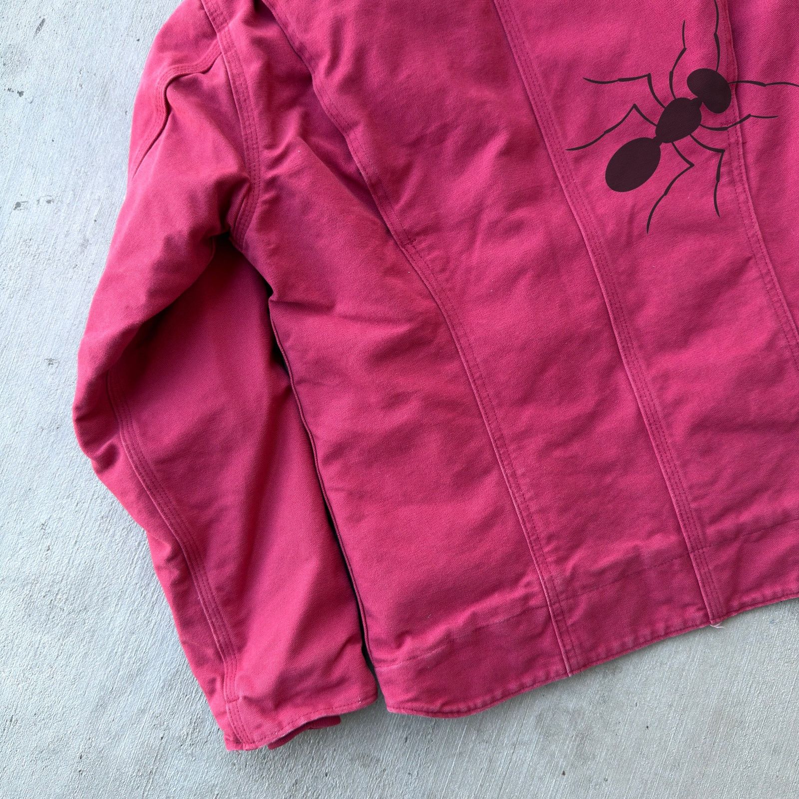 Carhartt × Vintage Vintage Y2K Carhartt WOMENS WJ141 pink Sierra work jacket Size US S / EU 44-46 / 1 - 7 Thumbnail