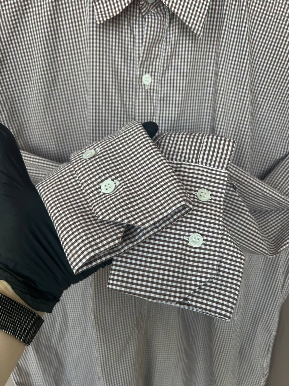 Barena Venezia Barena Venezia Checked Half Button Shirt Mens Size 40 M/L Size US L / EU 52-54 / 3 - 10 Thumbnail