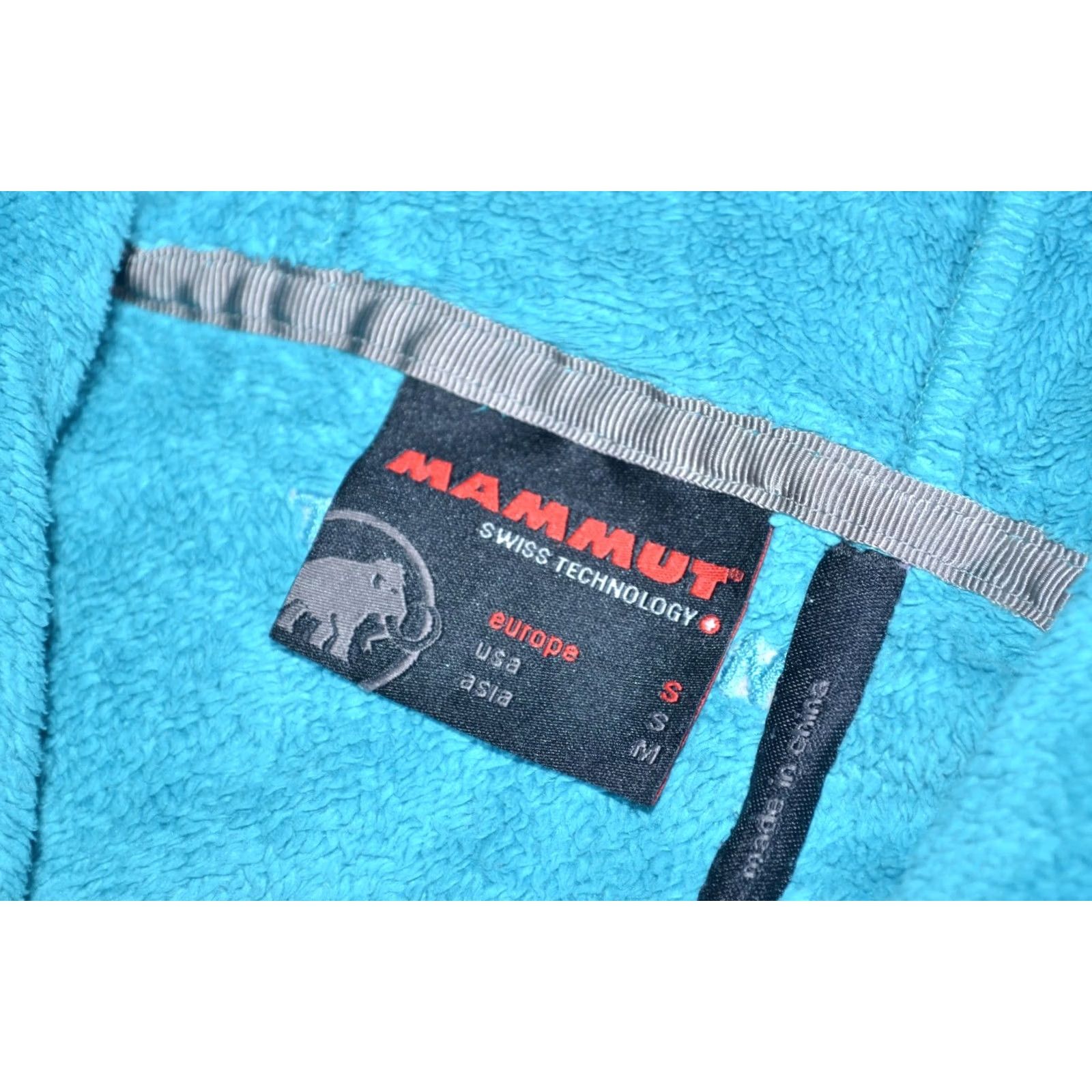Mammut Mammut Women's Fleece Jumper Full Zip Turquoise Hooded Outdoor Hiking Size S Women Blue Hoodie Size S / US 4 / IT 40 - 6 Thumbnail