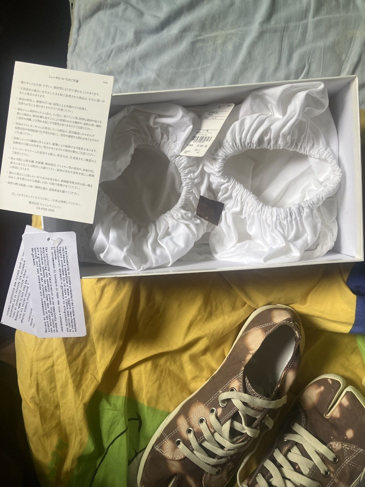 Maison Margiela Maison Margiela 20SS Tabi Tie Dye Pattern Low-cut Sneakers Size US 8 / EU 41 - 15 Thumbnail