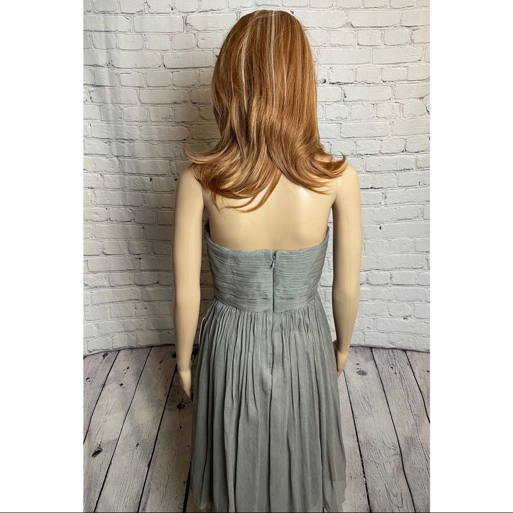 J.Crew NWT New J. Crew Nadia Silk Chiffon Bridesmaid Prom Dress Gr Size M / US 6-8 / IT 42-44 - 8 Thumbnail