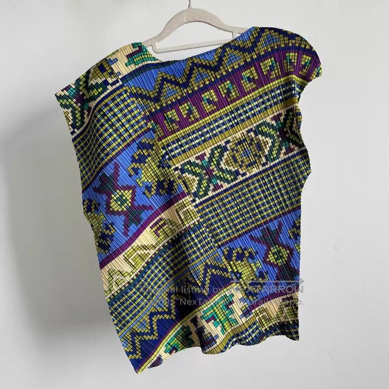 Issey Miyake Issey Miyake Color-Blocked Vest Size L / US 10 / IT 46 - 2 Thumbnail