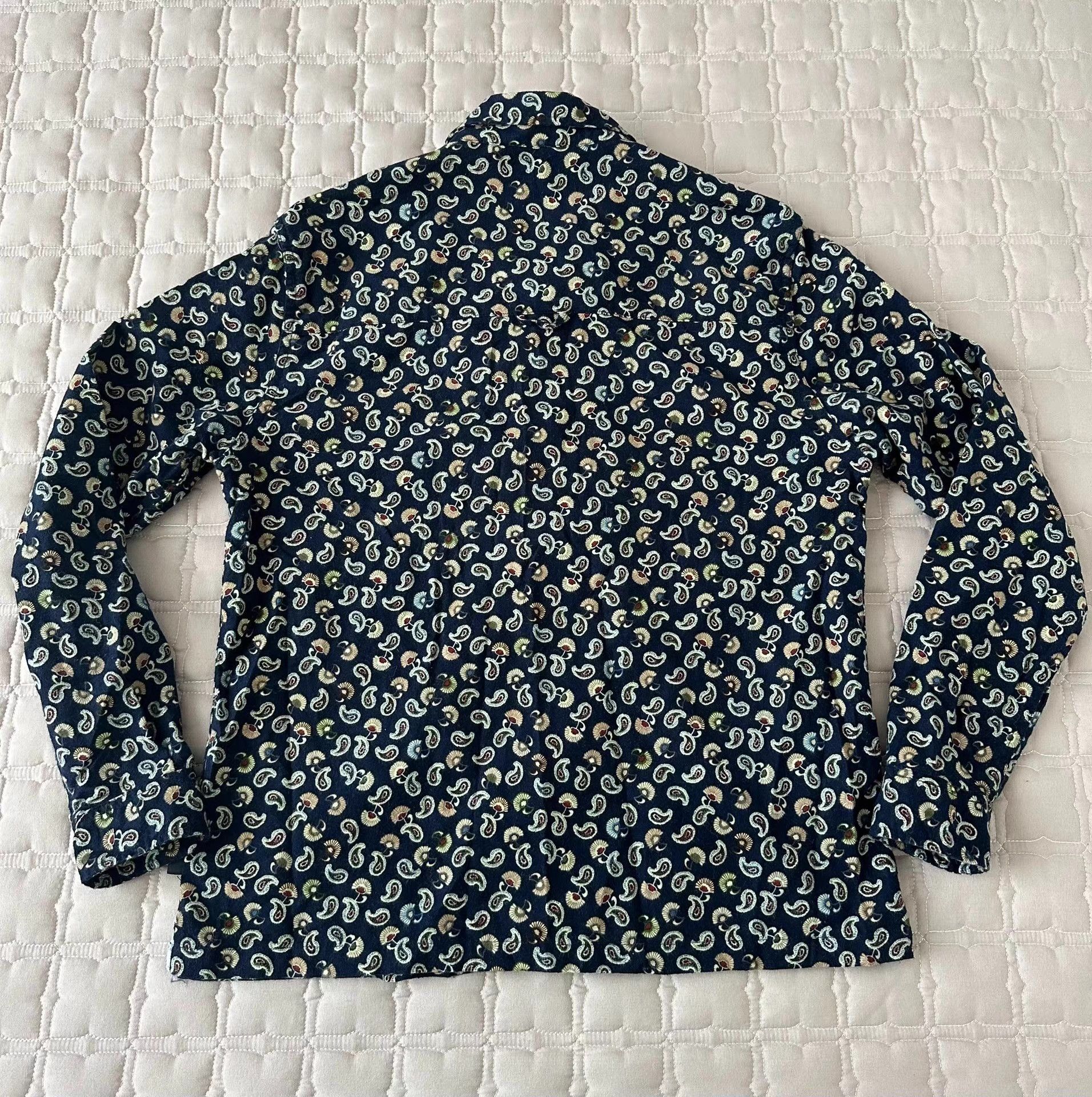 CLOT [CLOT CLOTTEE] DYNASTY Paisley Print Long Sleeve Shirt Size US M / EU 48-50 / 2 - 2 Thumbnail