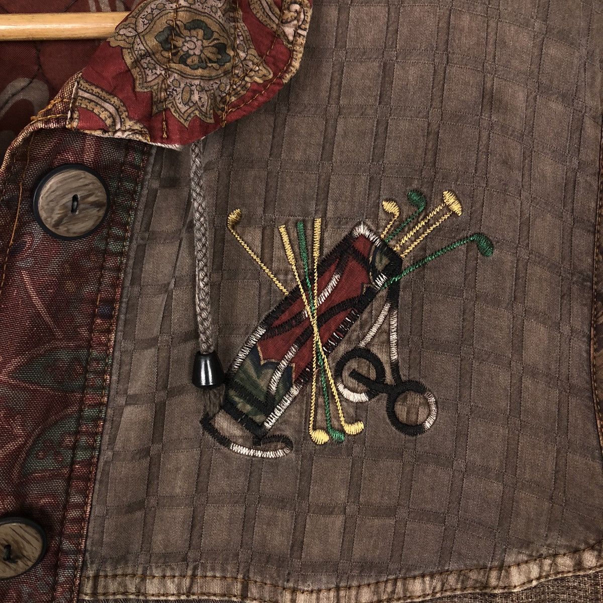 Japanese Brand 🔥90’s Vintage Vest Native Navajo Aztec Design Kapital Size US M / EU 48-50 / 2 - 14 Thumbnail