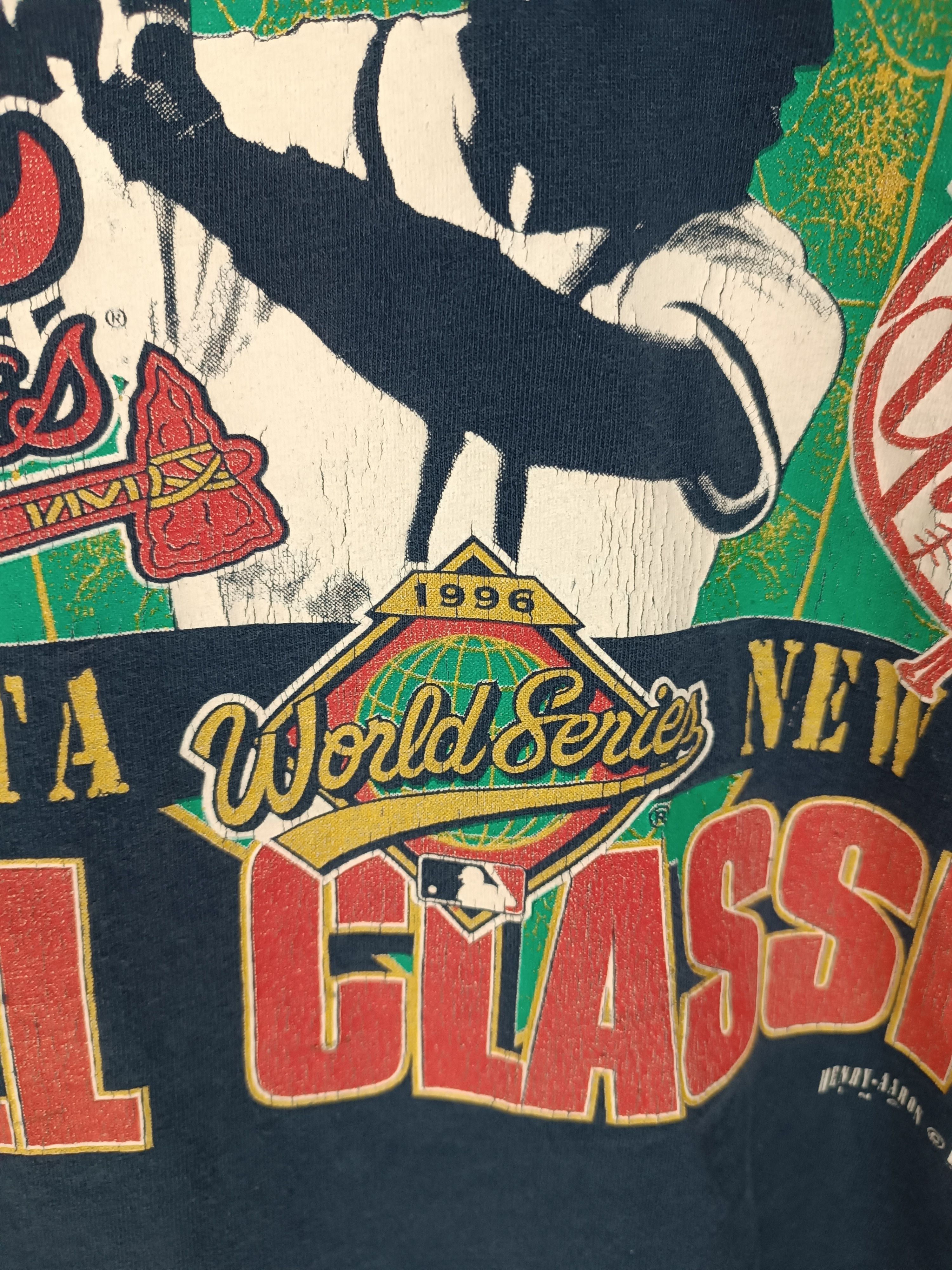 MLB VINTAGE 90'S WORLD SERIES BRAVES VS YANKEES VERY RARE MLB Size US L / EU 52-54 / 3 - 12 Thumbnail