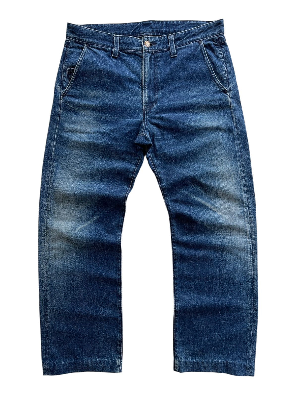 Eternal Eternal Pure Blue Indigo Kojima Japan Pants Size US 34 / EU 50 - 1 Thumbnail