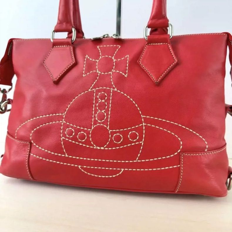 Vivienne Westwood Vivienne Westwood size os Sized Saturn tote bag with outsid Size ONE SIZE - 4 Thumbnail