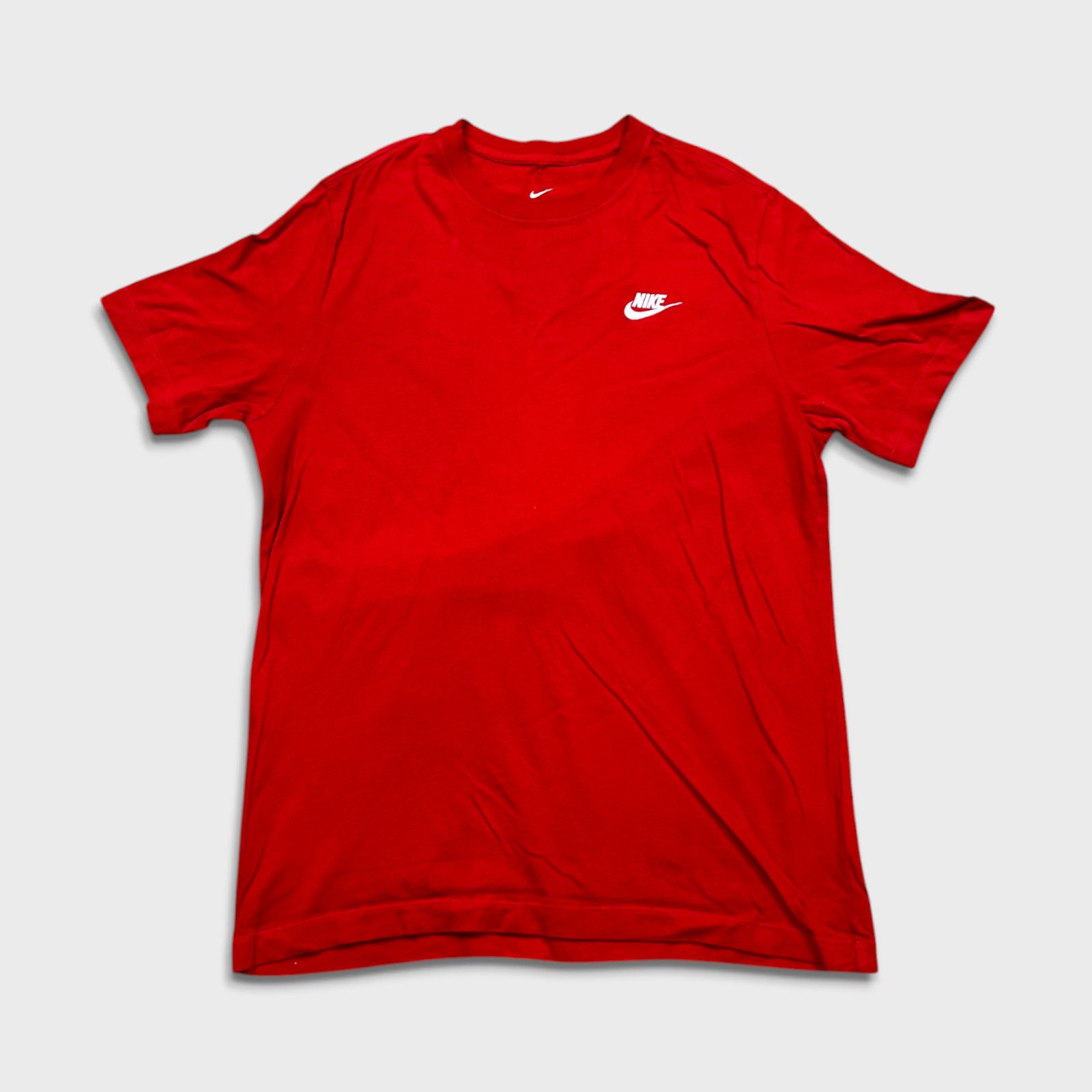 Nike × Vintage Nike Sportswear T Shirt Medium Red Swoosh Short Sleeve Tee Size US M / EU 48-50 / 2 - 1 Thumbnail