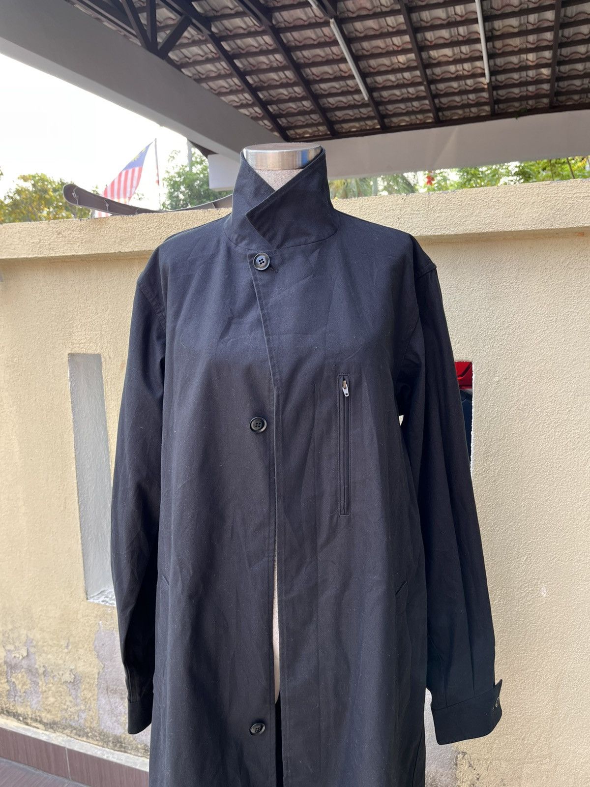 Japanese Brand Carl von linné cotton overcoat Size US L / EU 52-54 / 3 - 2 Thumbnail