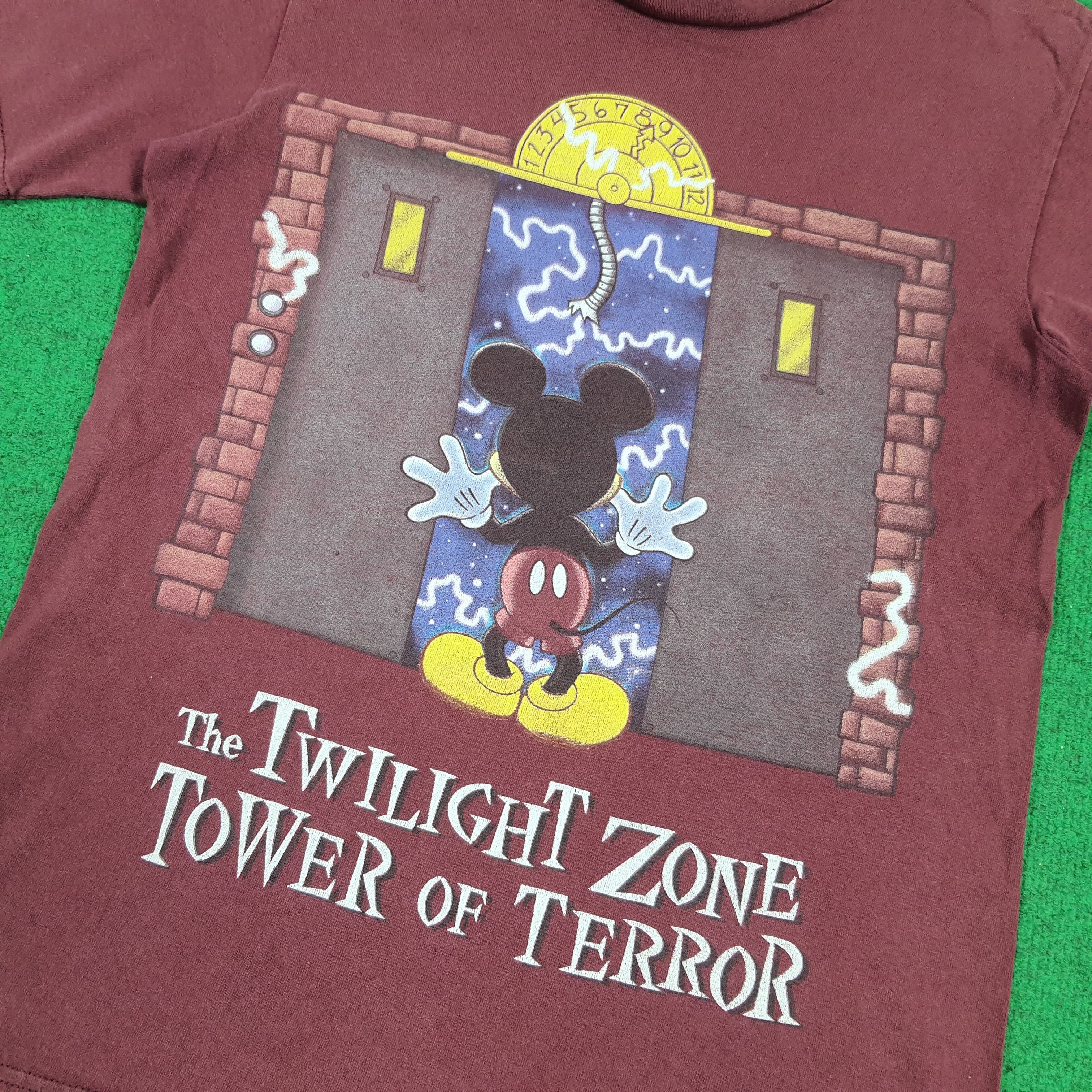 Disney Vintage Disney Mickey Mouse Tower of Terror Tshirt C294N20 Size US S / EU 44-46 / 1 - 2 Thumbnail