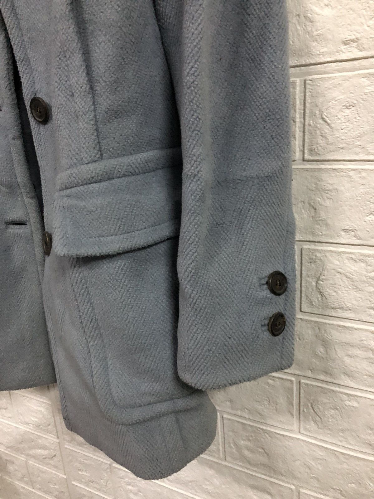 Prada Prada Wool dufflecoat Blue Size S / US 4 / IT 40 - 9 Thumbnail