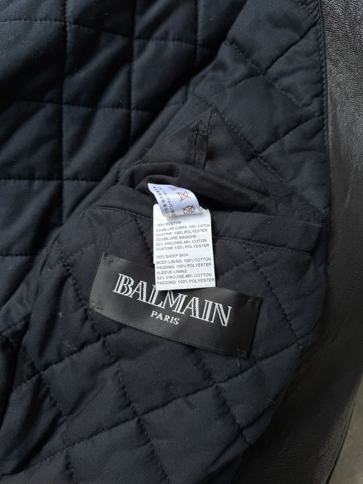 Balmain Balmain FW12 Leather Moto Jacket Size US M / EU 48-50 / 2 - 11 Thumbnail