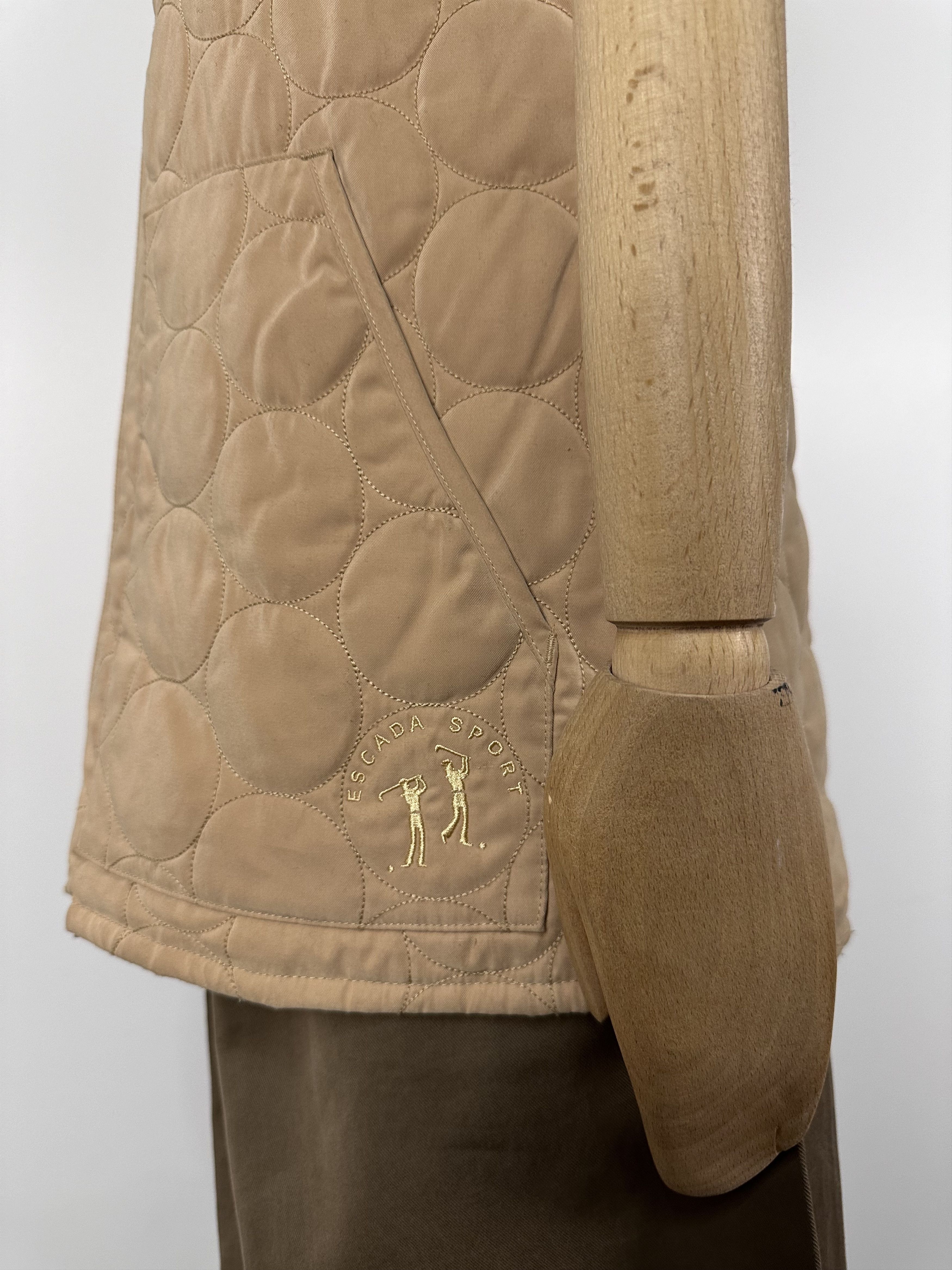 Escada × Escada Sport Escada Sport Quilted Beige Vest Womens Size S Size S / US 4 / IT 40 - 7 Thumbnail