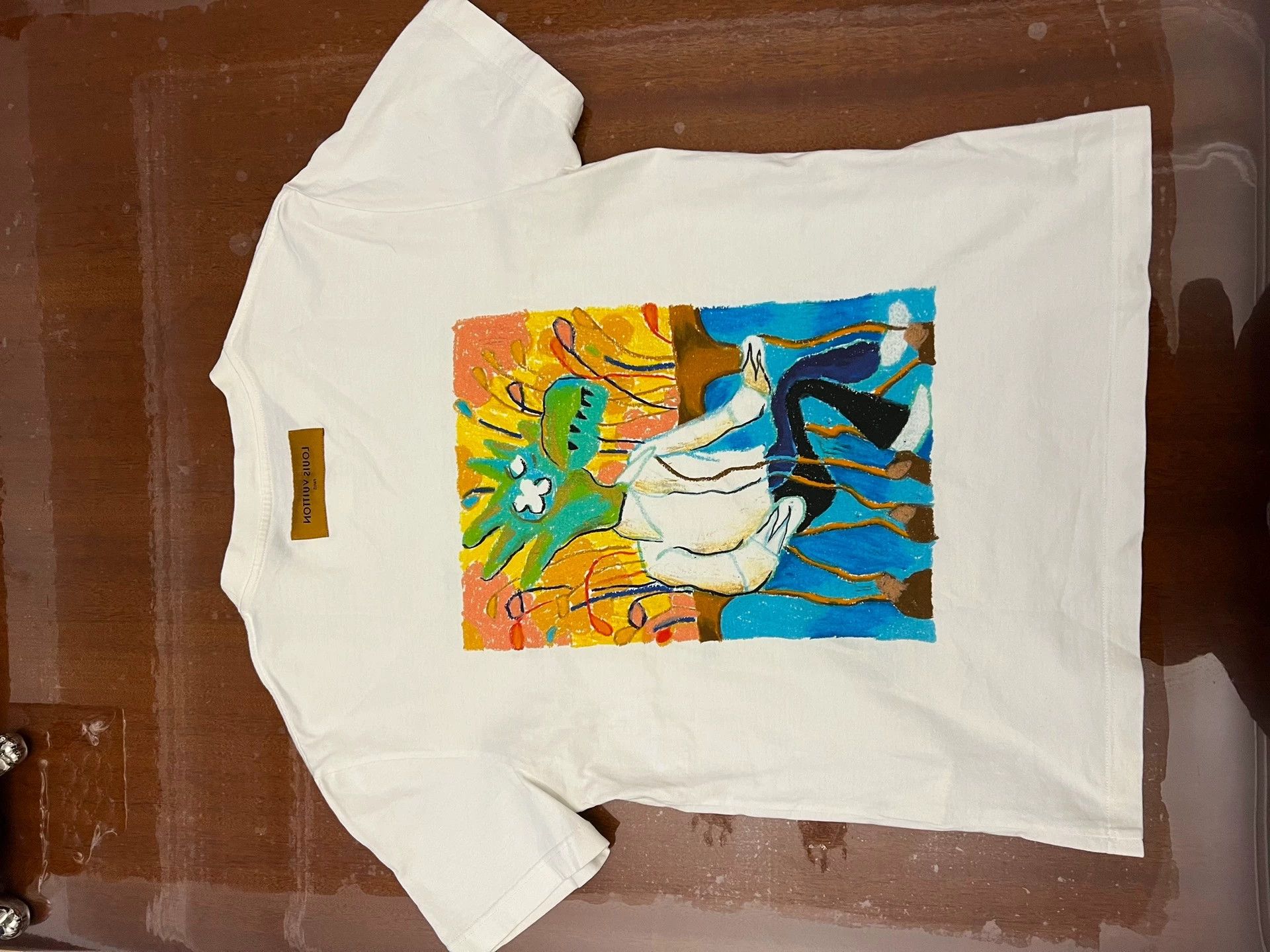 Louis Vuitton LV Classic Monogram Short Sleeve T-shirt S (Fits Large) Size US S / EU 44-46 / 1 - 2 Thumbnail