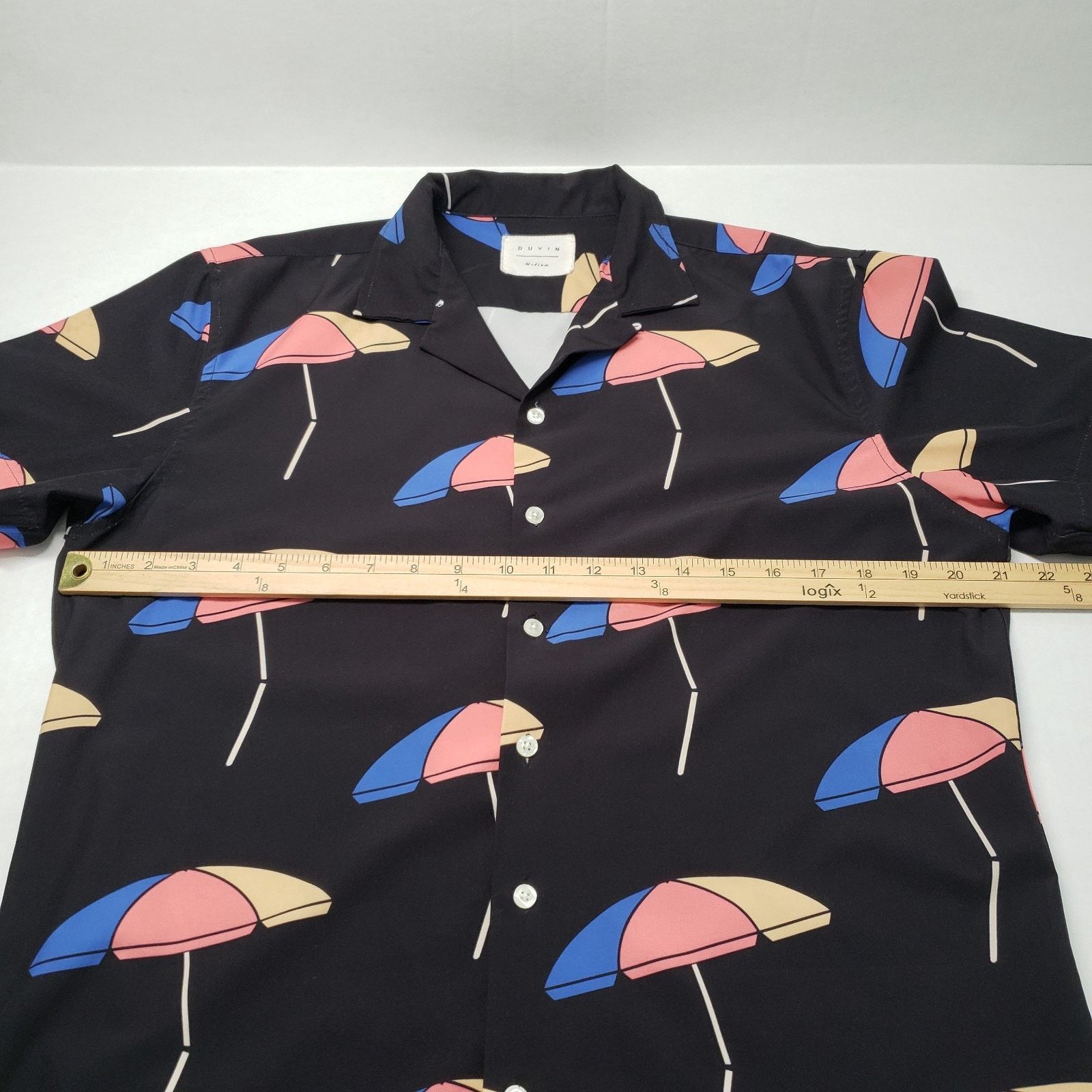 Other Duvin Button Up Shirt Mens Medium Black Beach Short Sleeve Size US M / EU 48-50 / 2 - 4 Thumbnail