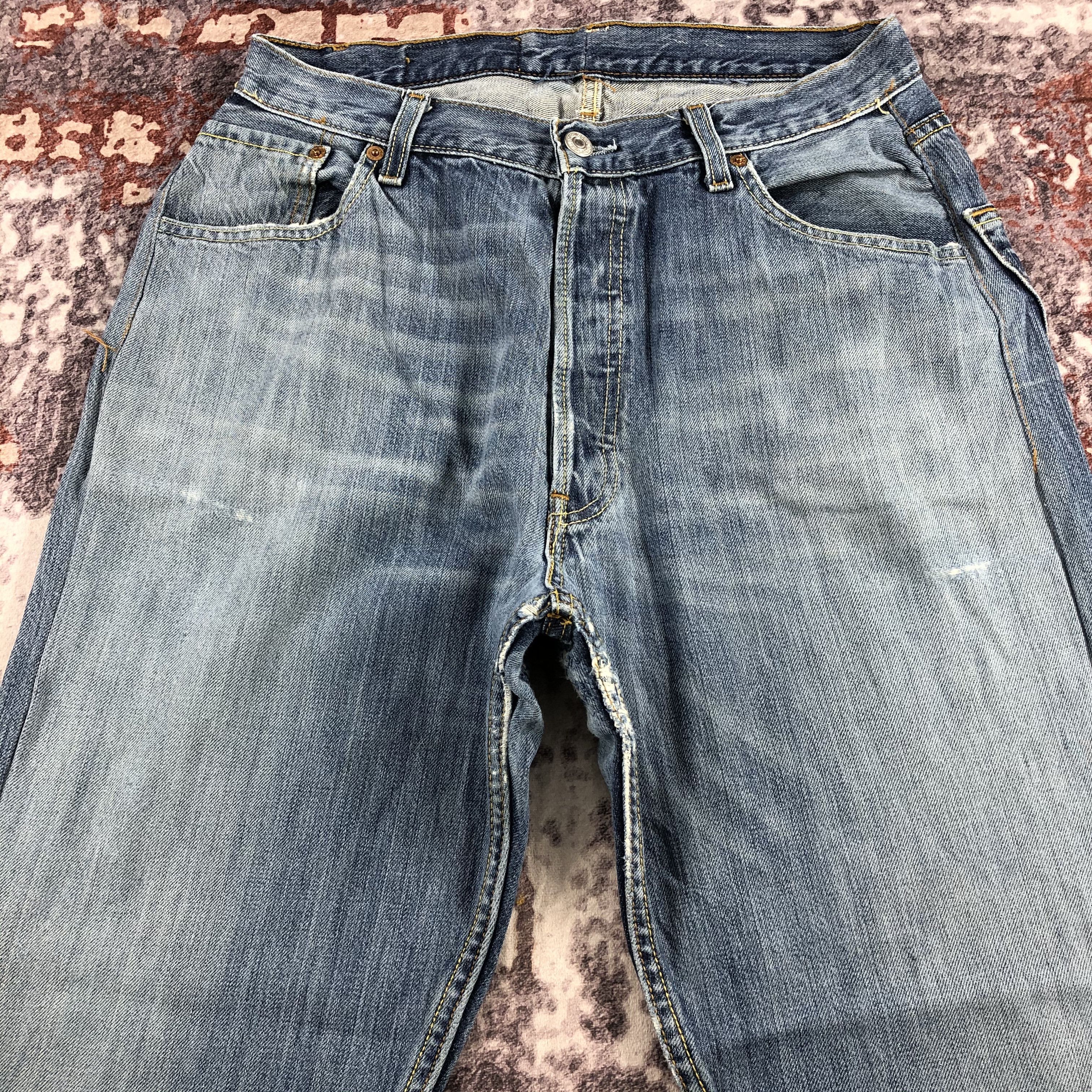 Levi's Vintage 90s Blue Wash Levis 501 Jeans-JM2626 Size US 30 / EU 46 - 3 Thumbnail