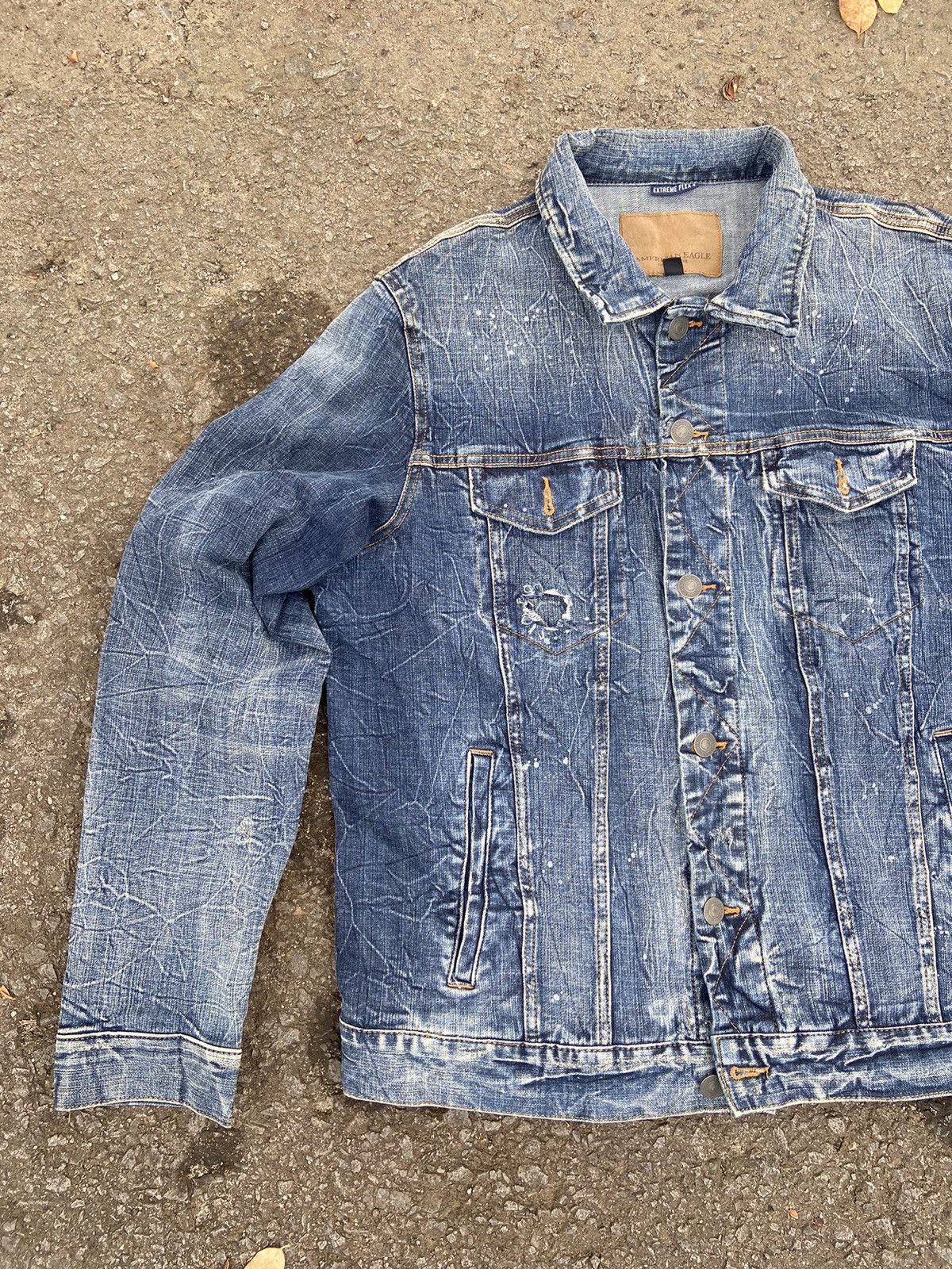 Undercover Distressed Denim jacket jeans Size US XL / EU 56 / 4 - 4 Thumbnail