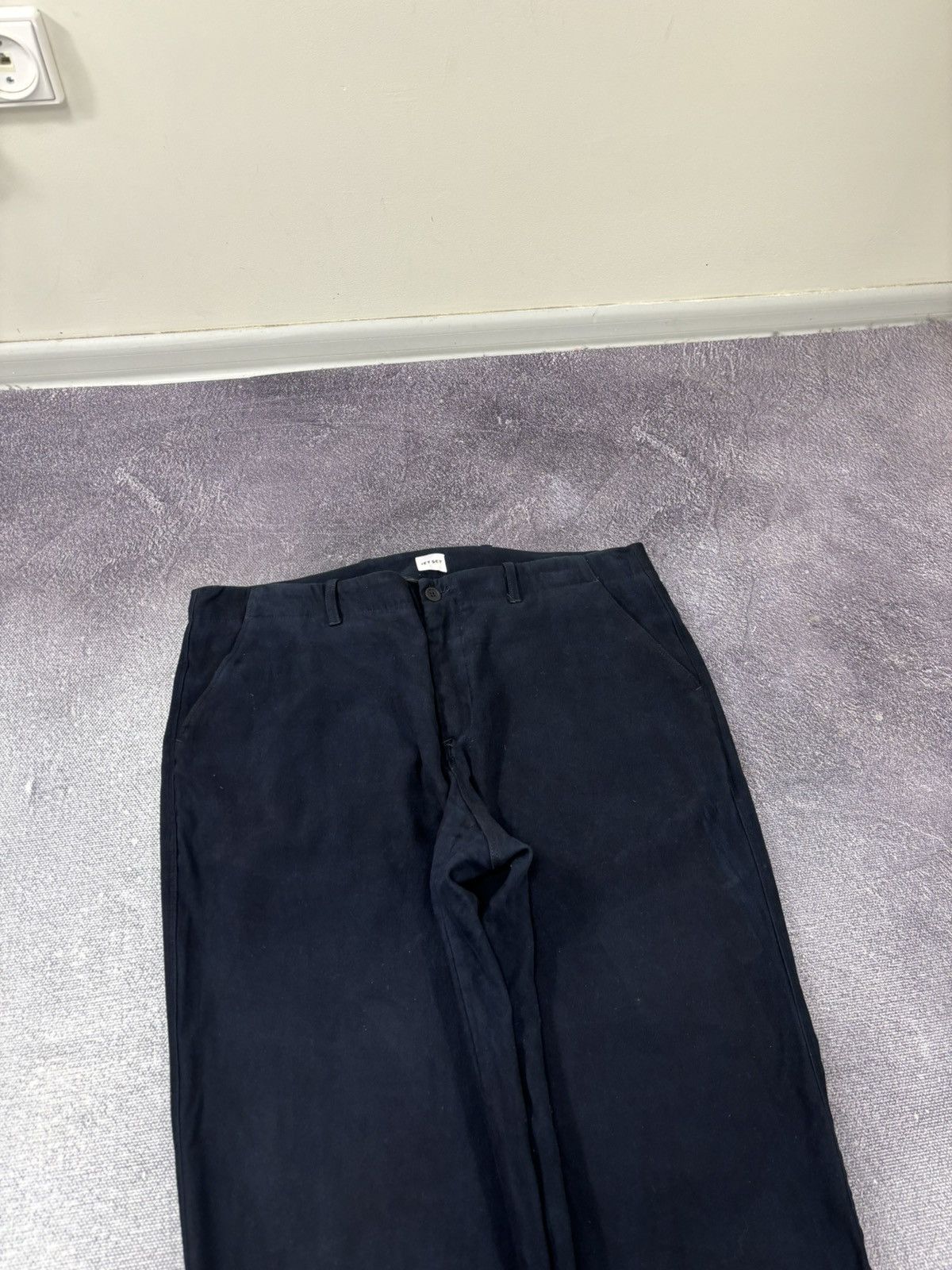 JET SET Jet Set Men’s Viscose Blend Navy Blue Soft Pants Trousers Size US 38 / EU 54 - 5 Thumbnail