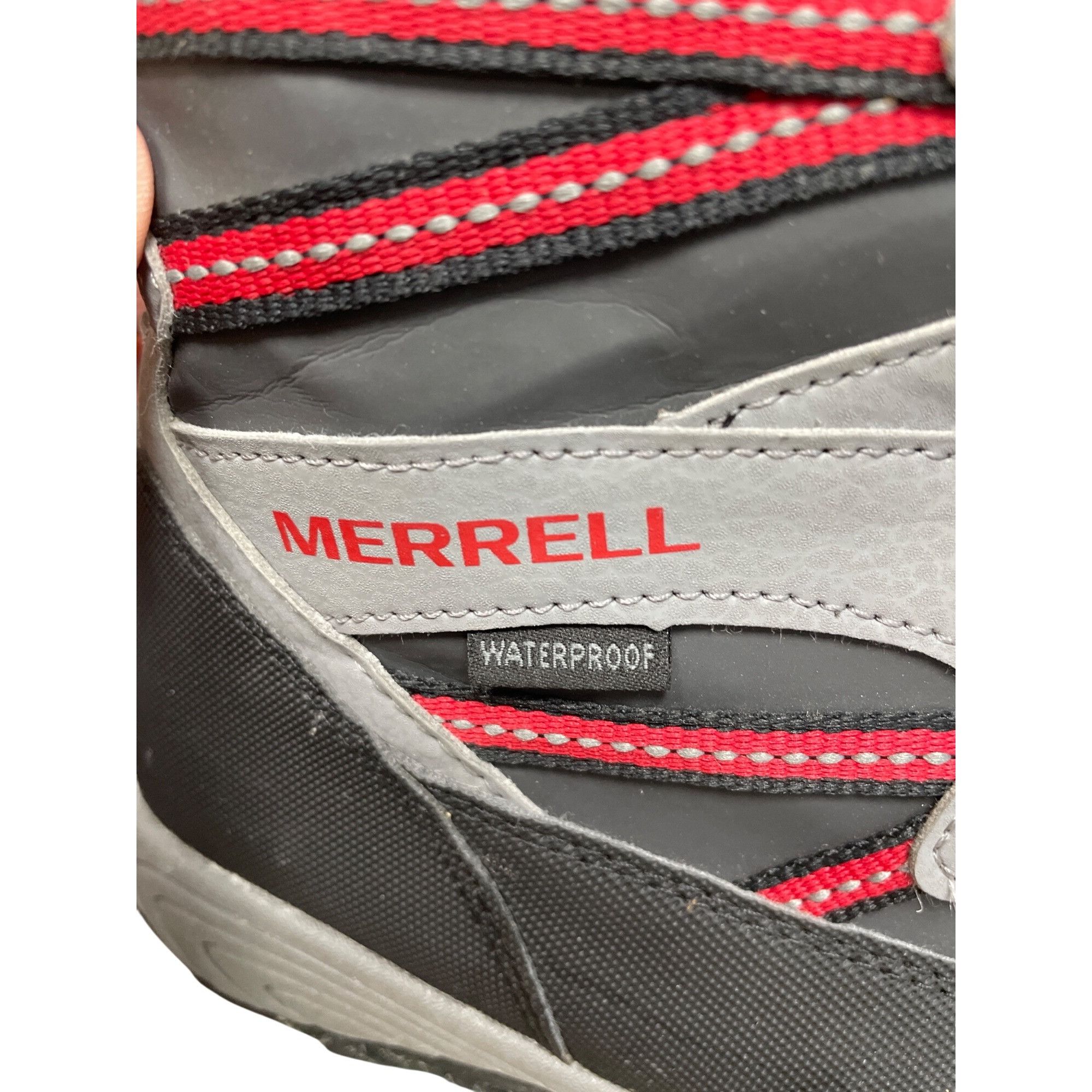 Merrell Merrell womans black gray waterproof lined ankle boots sz 5M Size US 5 / IT 35 - 4 Thumbnail