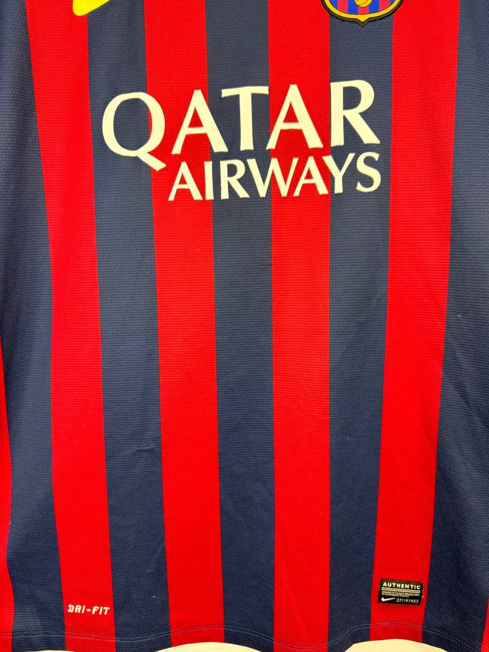 Nike Vintage rare soccer football Barcelona Messi T-shirt Size US L / EU 52-54 / 3 - 2 Thumbnail