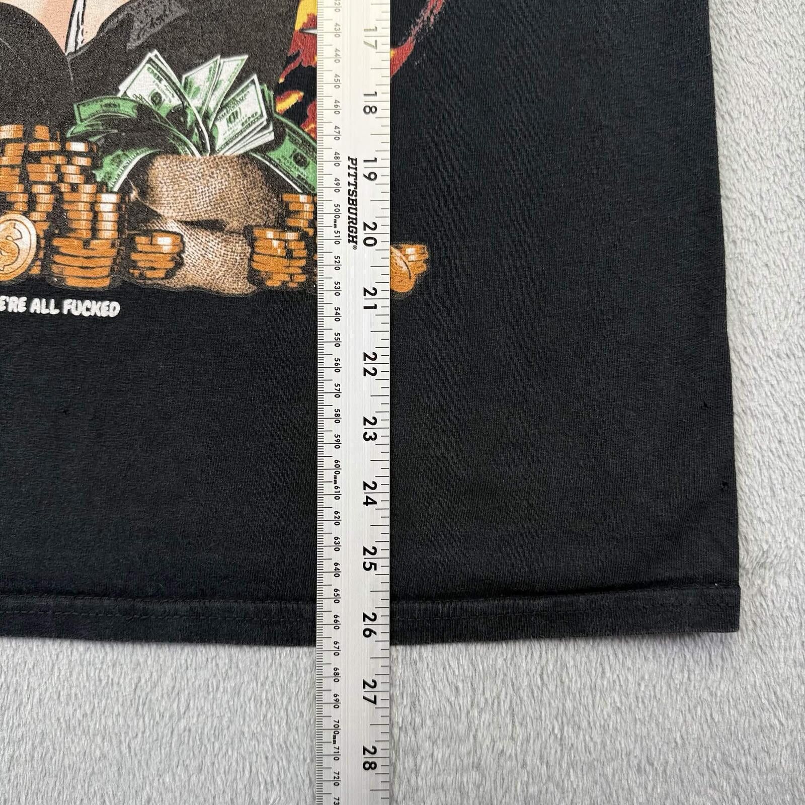 SOSHIOTSUKI SOASH Sociaty Ain't Shit Black Skeleton Nun Graphic Tee Size S / US 4 / IT 40 - 2 Thumbnail