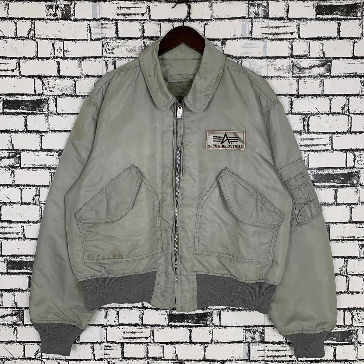 Alpha Industries Alpha Industries CW Flight Jacket Alpha Bomber Jacket Size US L / EU 52-54 / 3 - 1 Thumbnail