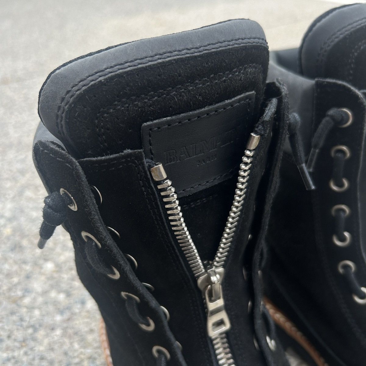 Balmain Balmain AW22 suede combat boots Size US 9 / EU 42 - 2 Thumbnail