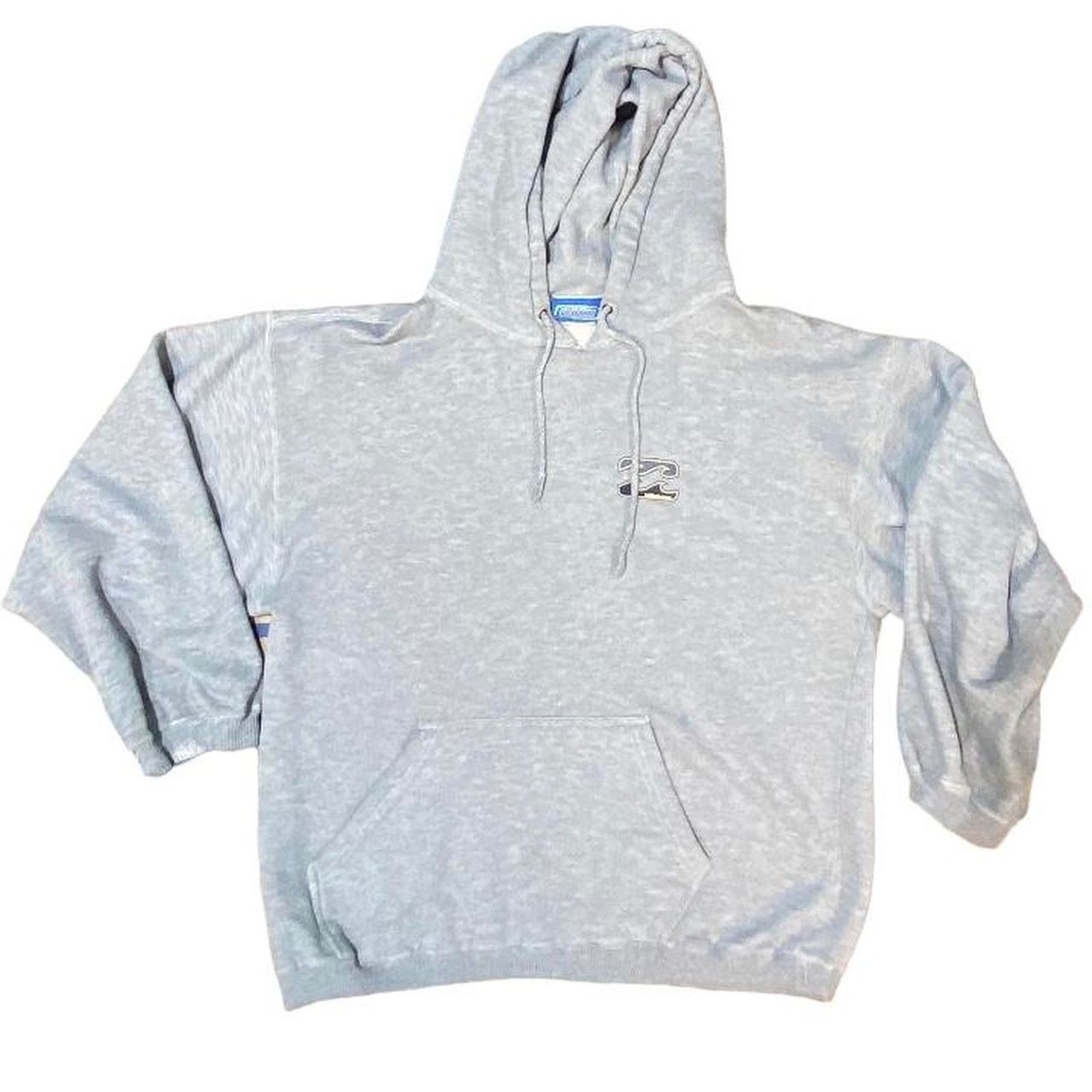 Billabong 90s grey billabong hoodie Size US L / EU 52-54 / 3 - 1 Thumbnail