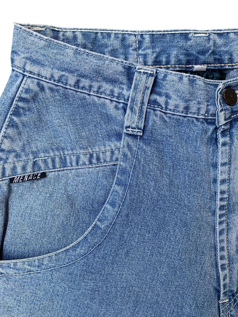 Menace vintage 90s menace jeans clothing wide leg rave pants Size US 30 / EU 46 - 6 Thumbnail