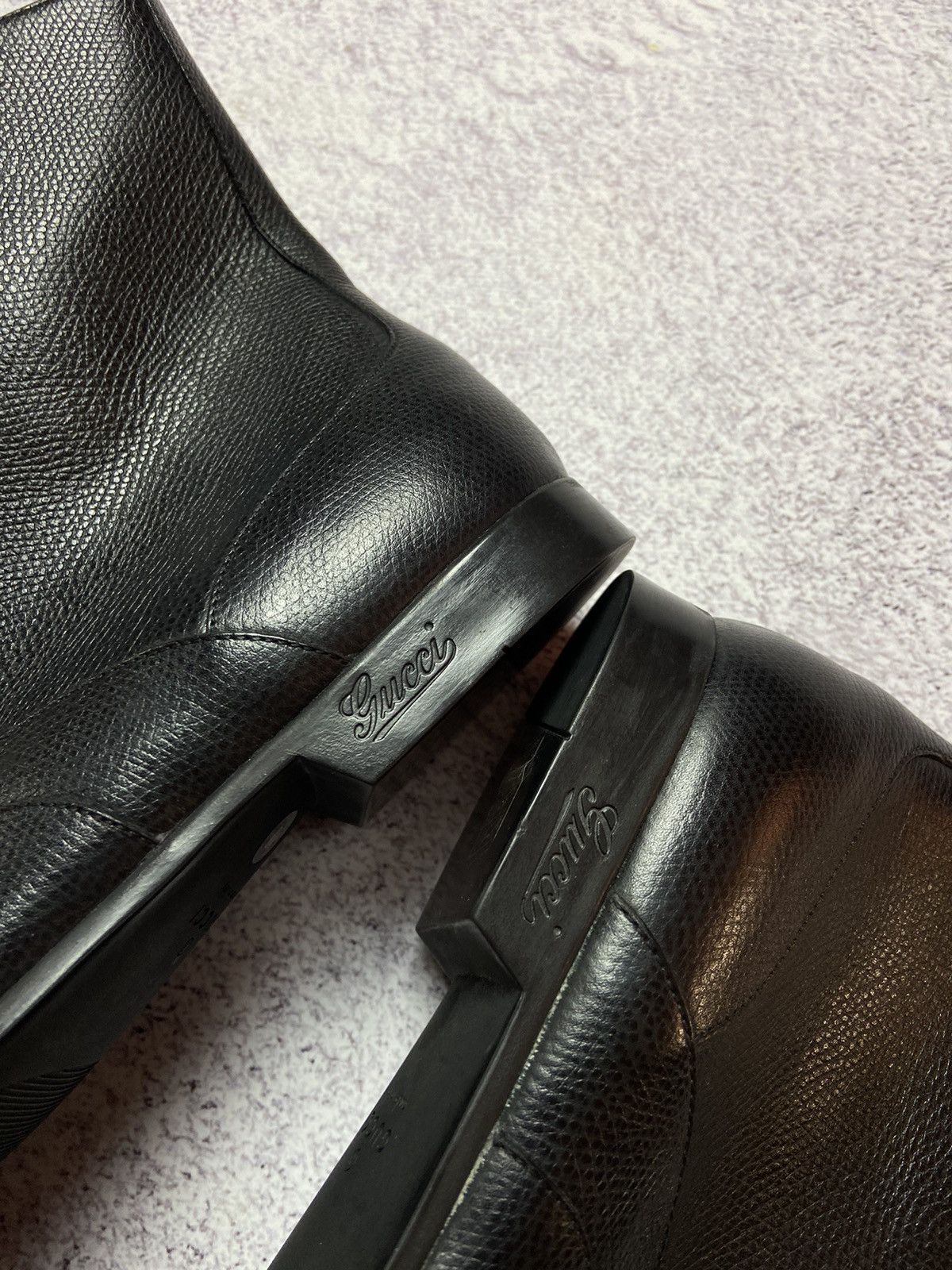 Gucci Gucci Leather Shoes Chelsea Boots Italian Designer Sneakers Size US 7 / EU 40 - 15 Thumbnail