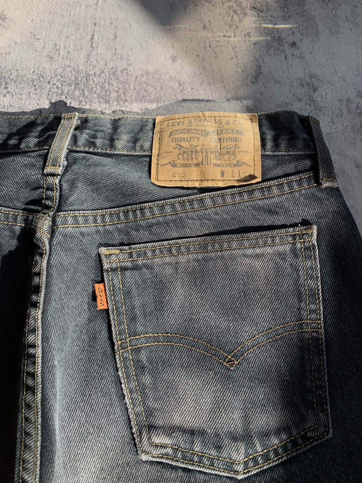 Levi's Vintage Levis 615 Orange Tab 90s Jeans Size US 32 / EU 48 - 6 Thumbnail