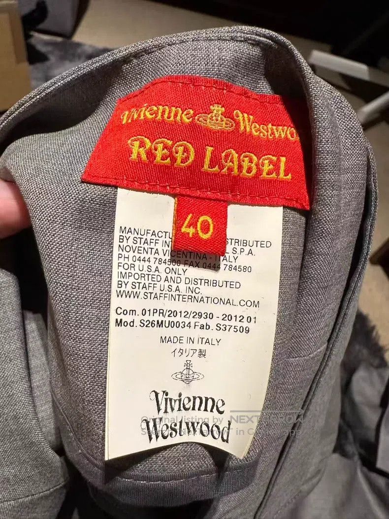Vivienne Westwood Vivienne Westwood Gray Collarless Business Suit Size S / US 4 / IT 40 - 8 Thumbnail