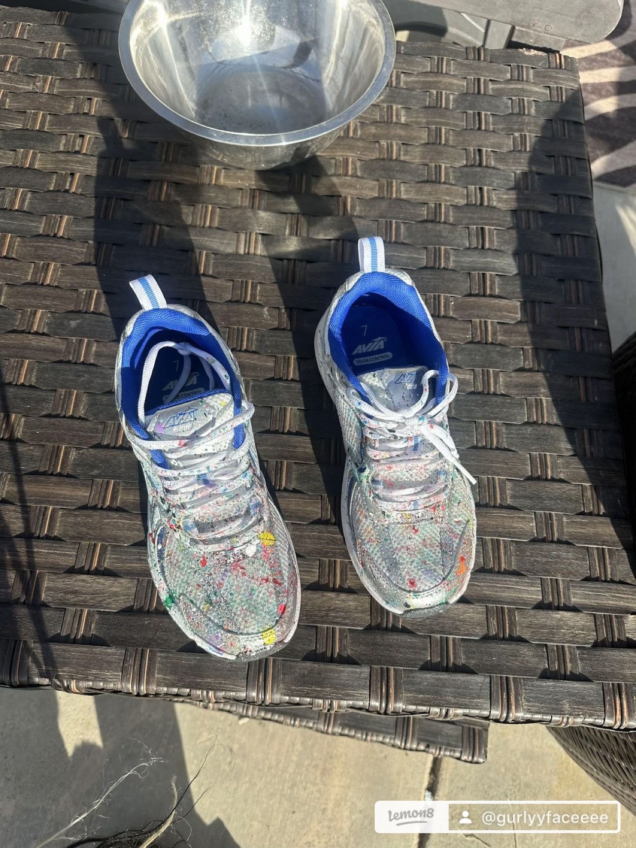 Avia 🎨 Custom Paint Splatter Shoes – All Sizes Available! Size US 9 / EU 42 - 2 Thumbnail