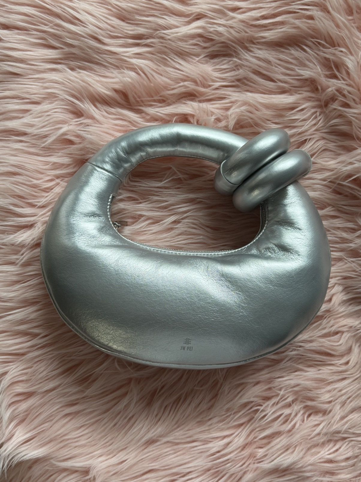 JW PEI JW PEI Abacus Top Handle Bag- Silver Size ONE SIZE - 2 Thumbnail