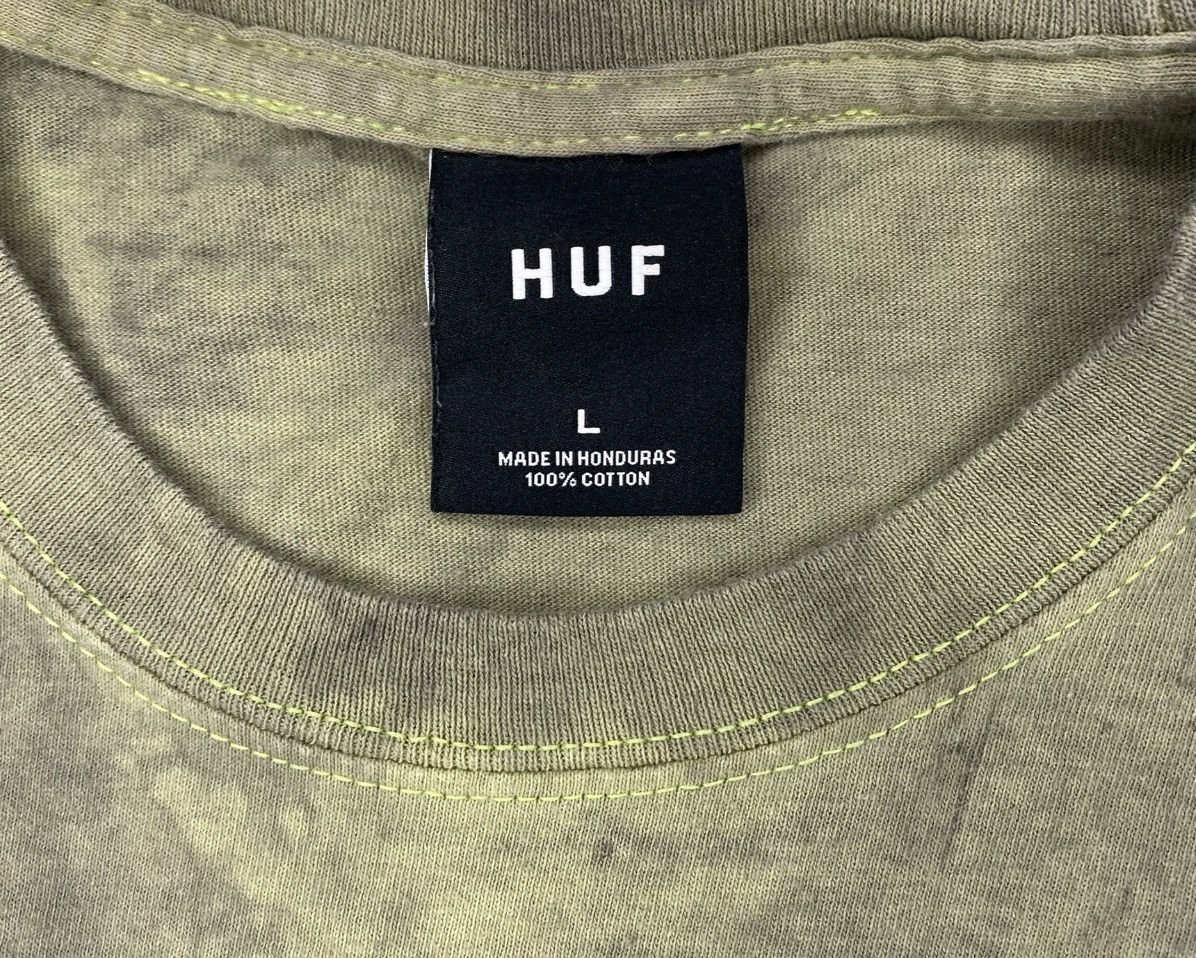 Huf Huf 100% pure euphoria Dark Green Tie Dye Large Mens L Skate Size US L / EU 52-54 / 3 - 3 Thumbnail